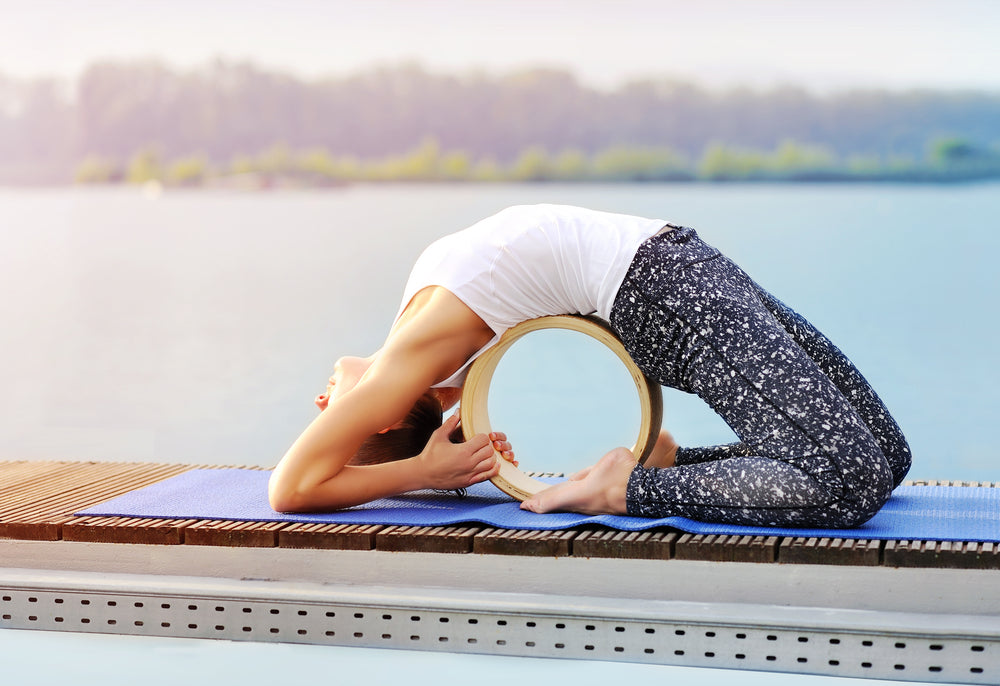 yoga wheel for lower back pain