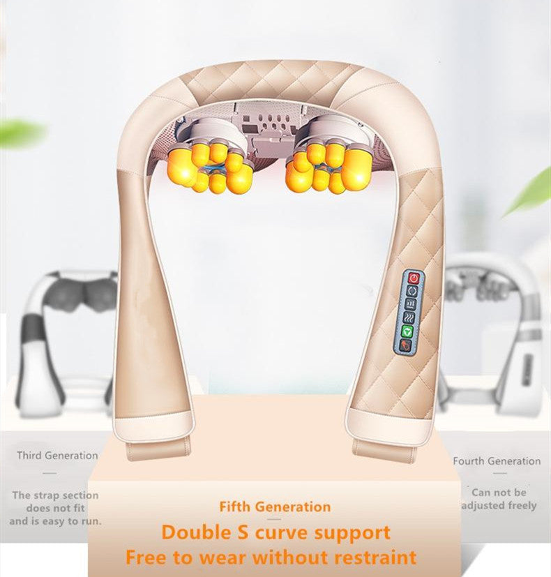 wearable back massager