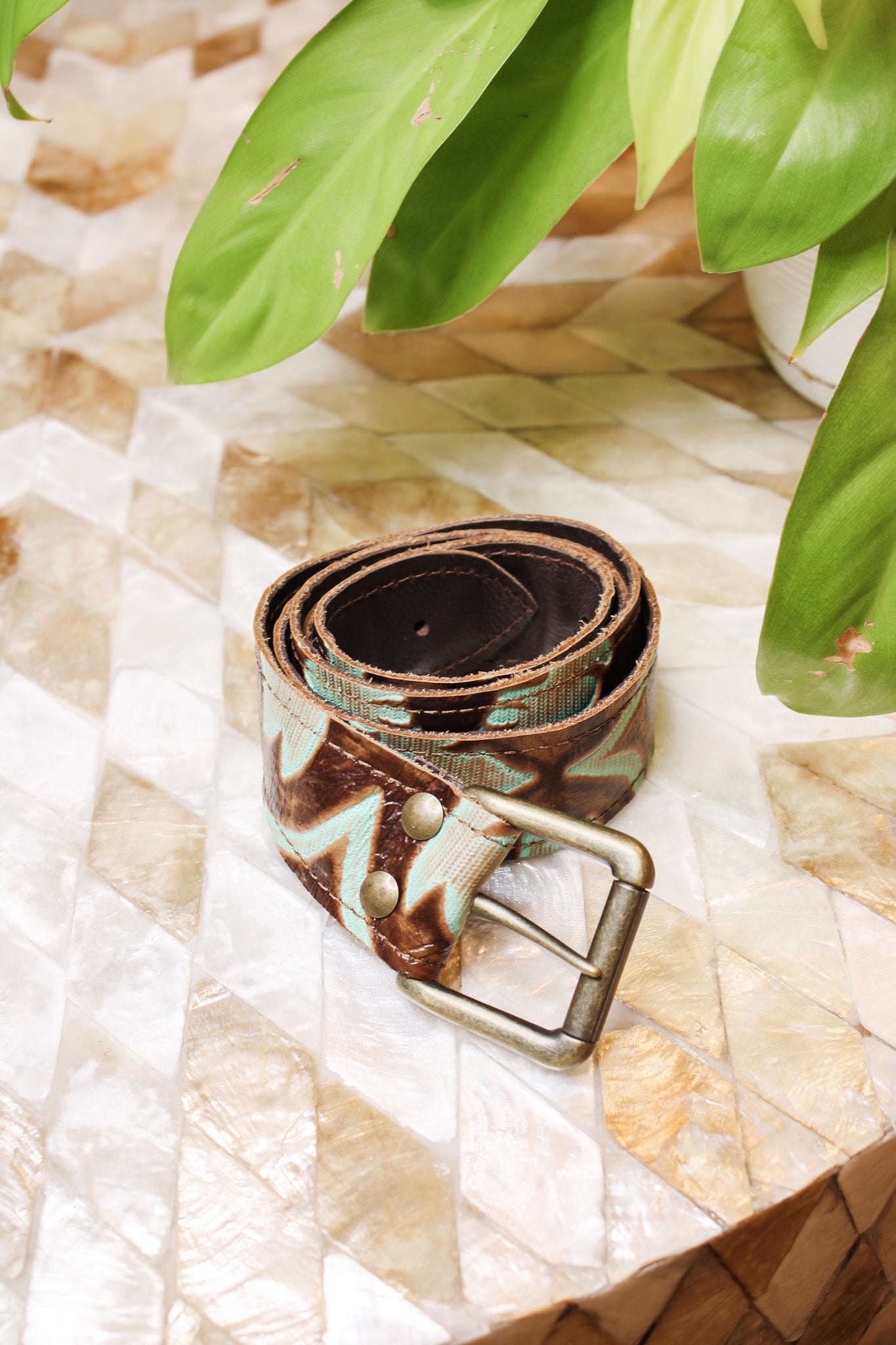 Turquoise Laredo Genuine Leather Belt