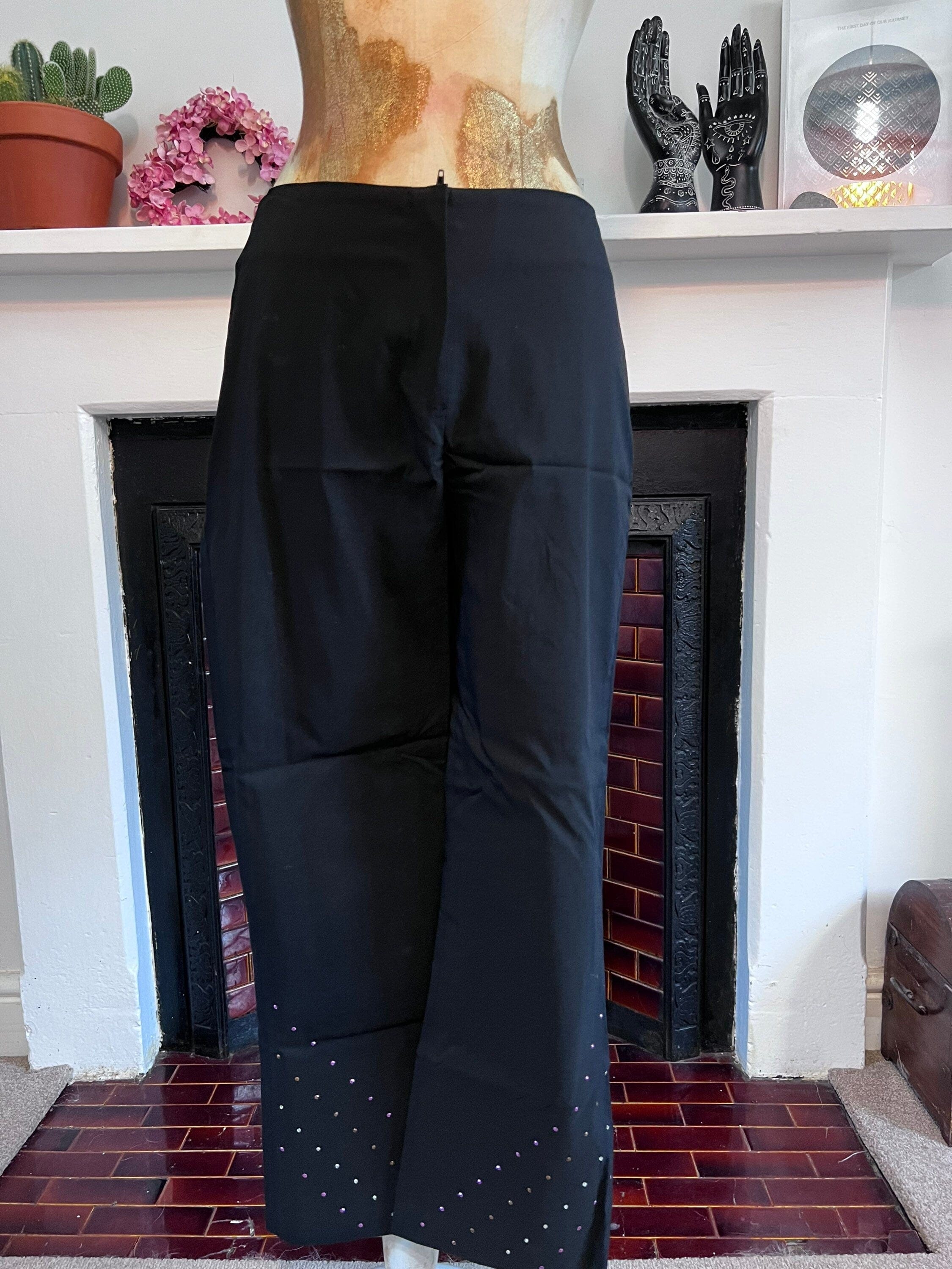 Buy Vintage Black Trousers Online In India  Etsy India