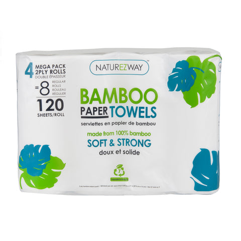 Bamboo Towels Reusable Paper Towel Roll Multipurpose Cleaning Cloth fo –  Green Global Office Products