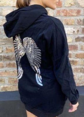 angel wing hoodie