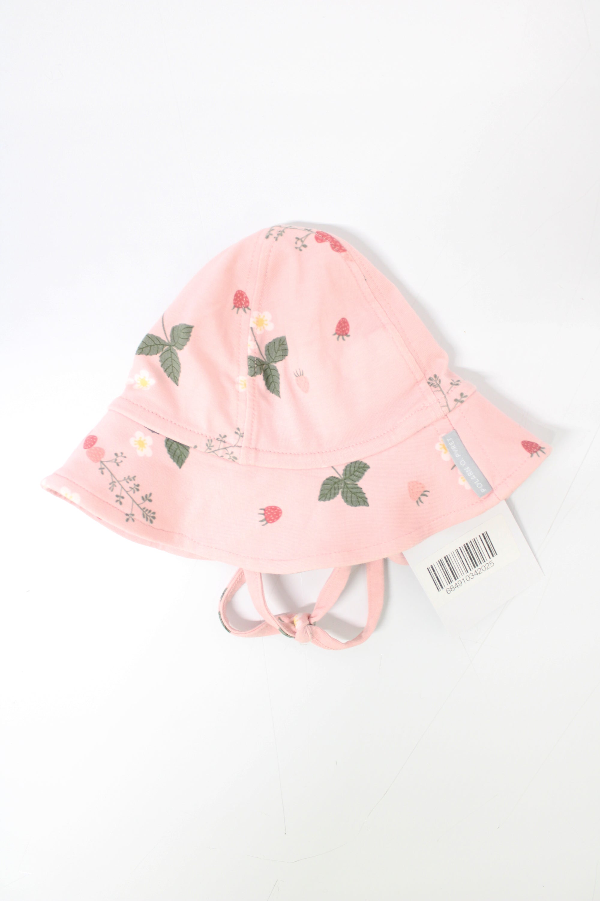 Strawberry Print Baby Sun Hat