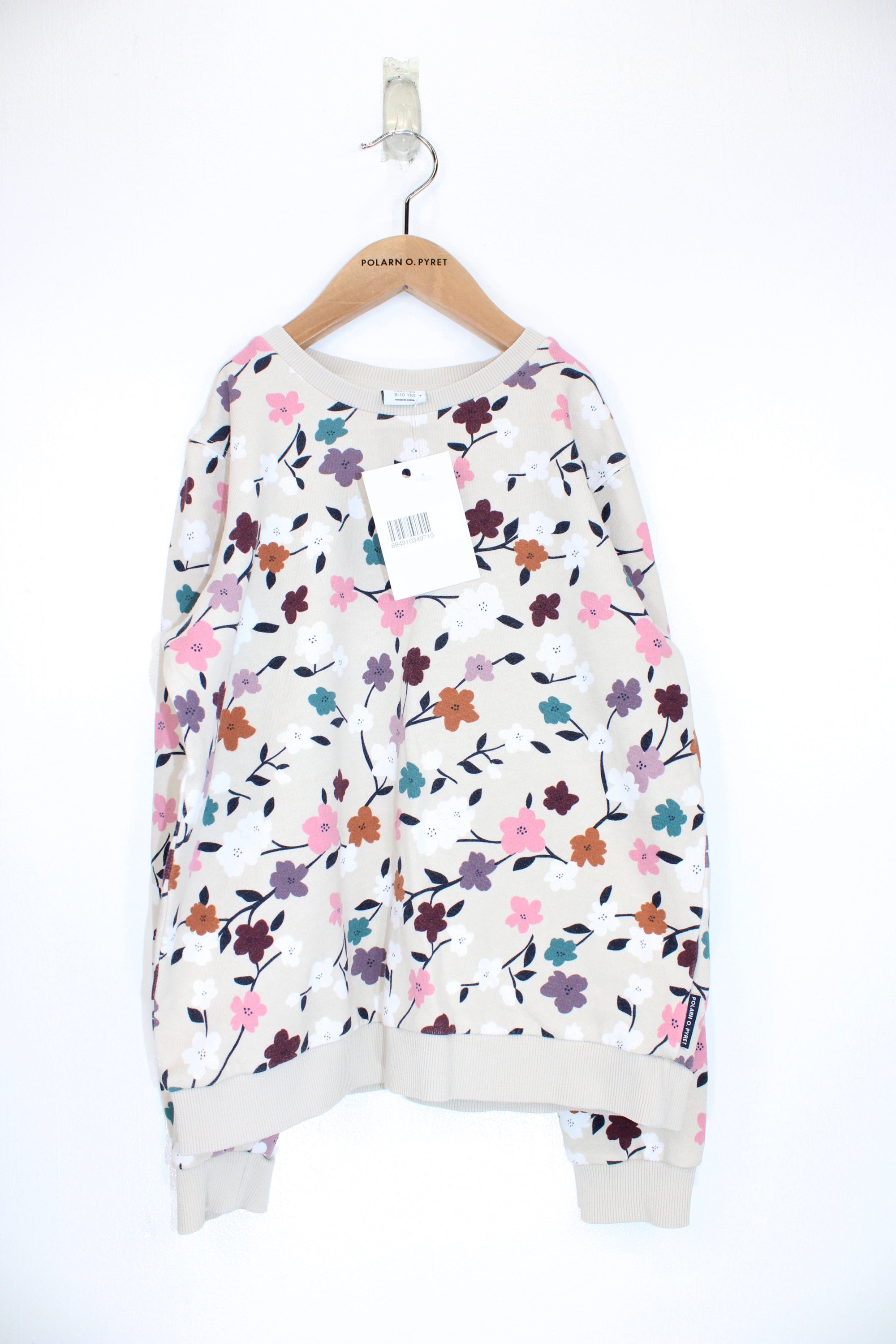 Floral Print Kids Sweatshirt