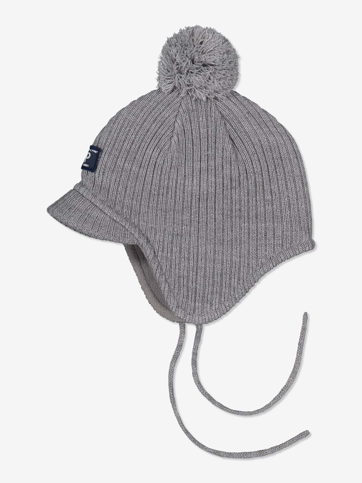 Rib Knit Kids Bobble Hat