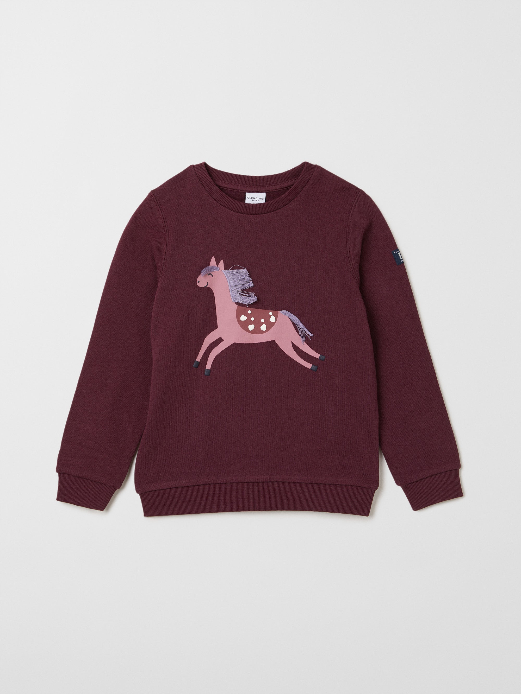 Horse Print Kids Sweatshirt