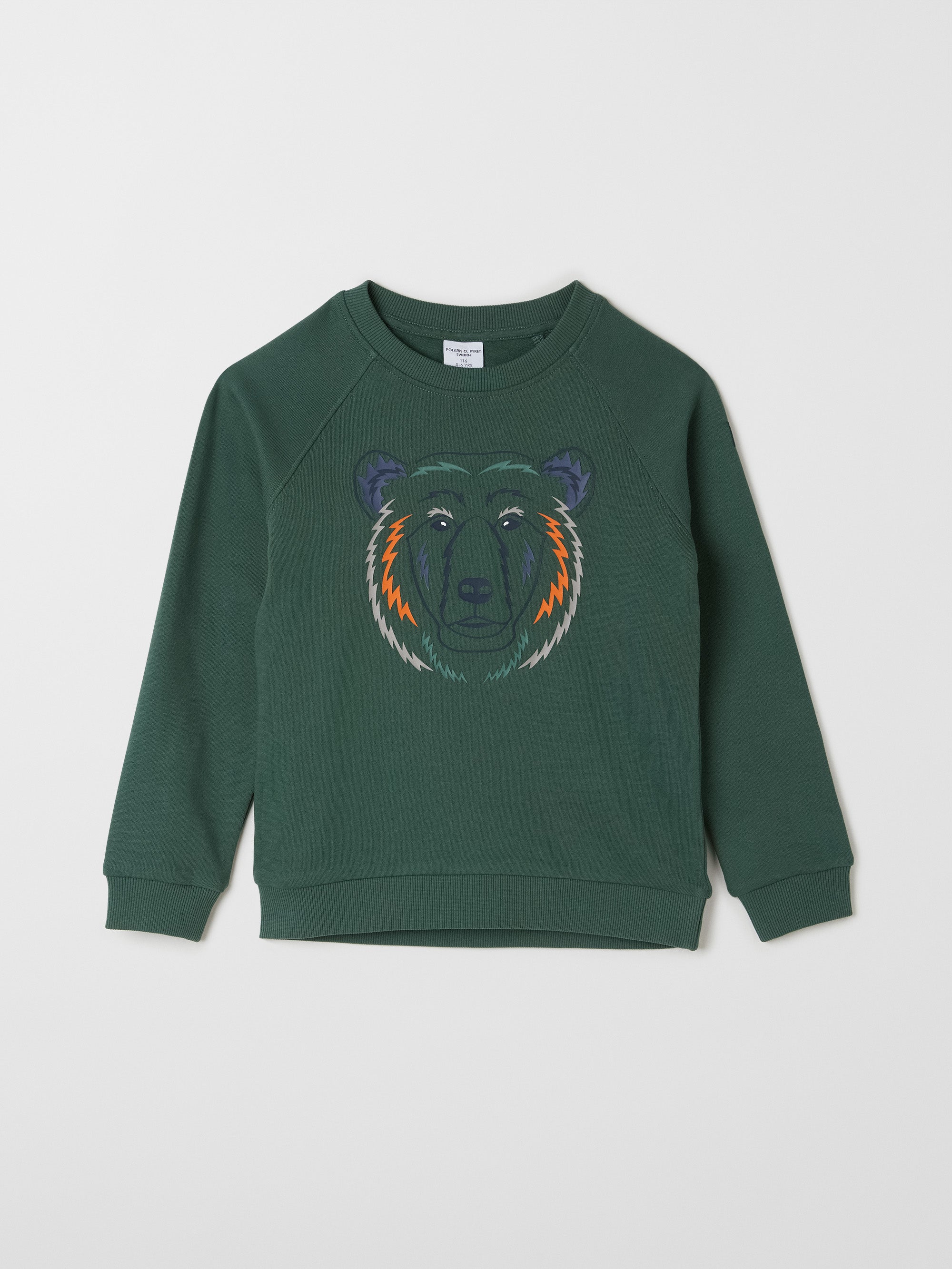 Bear Print Kids Sweatshirt