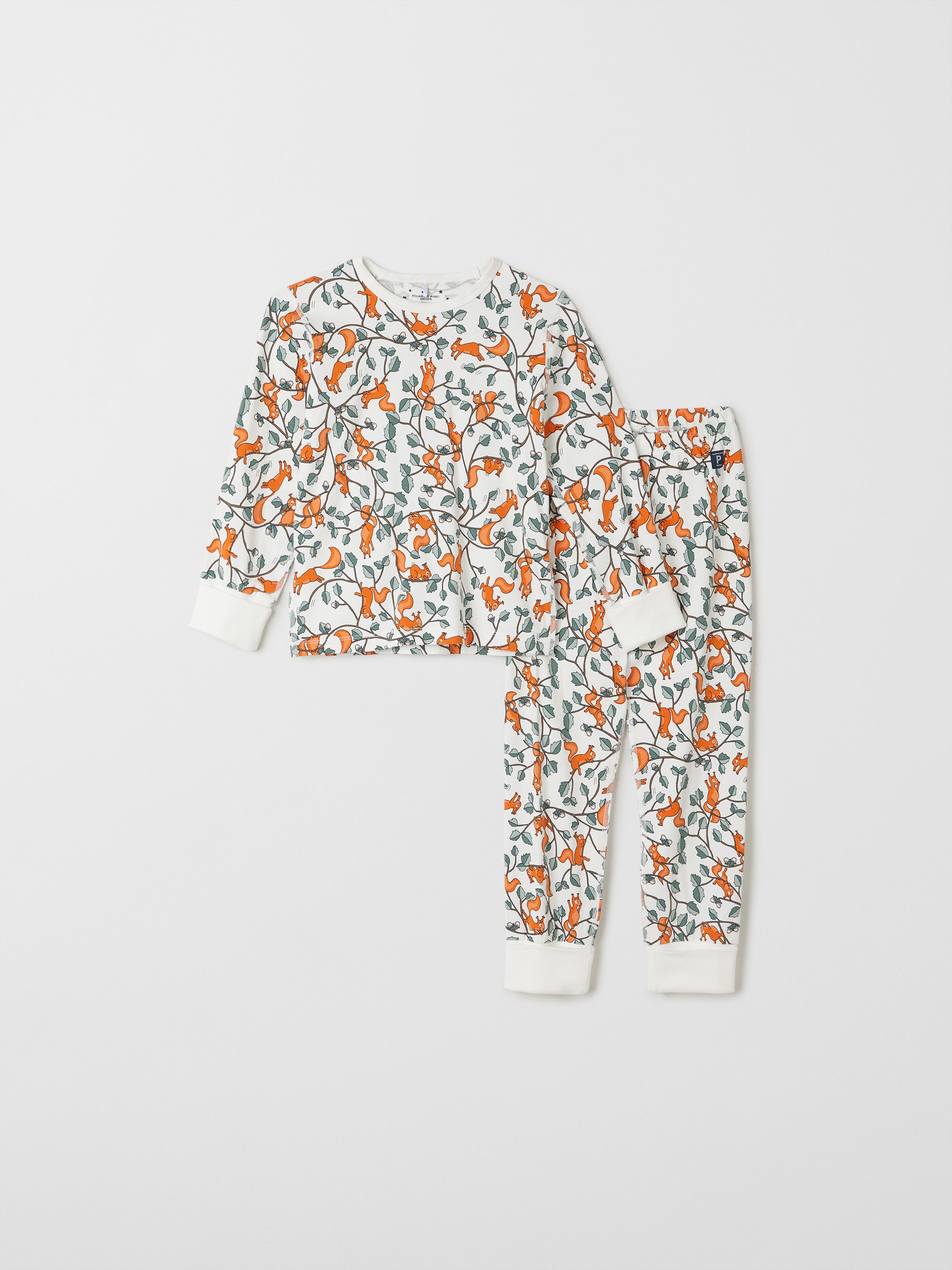 Squirrel Print Kids Pyjamas