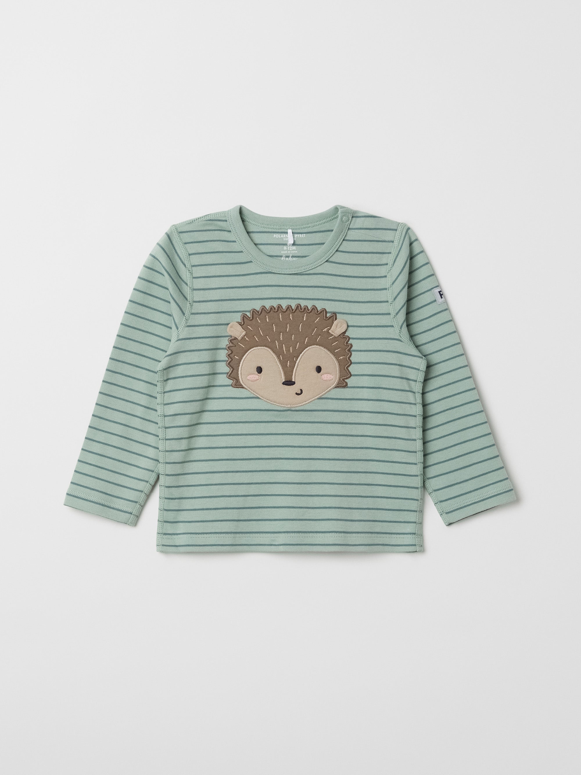 Hedgehog Applique Baby Top