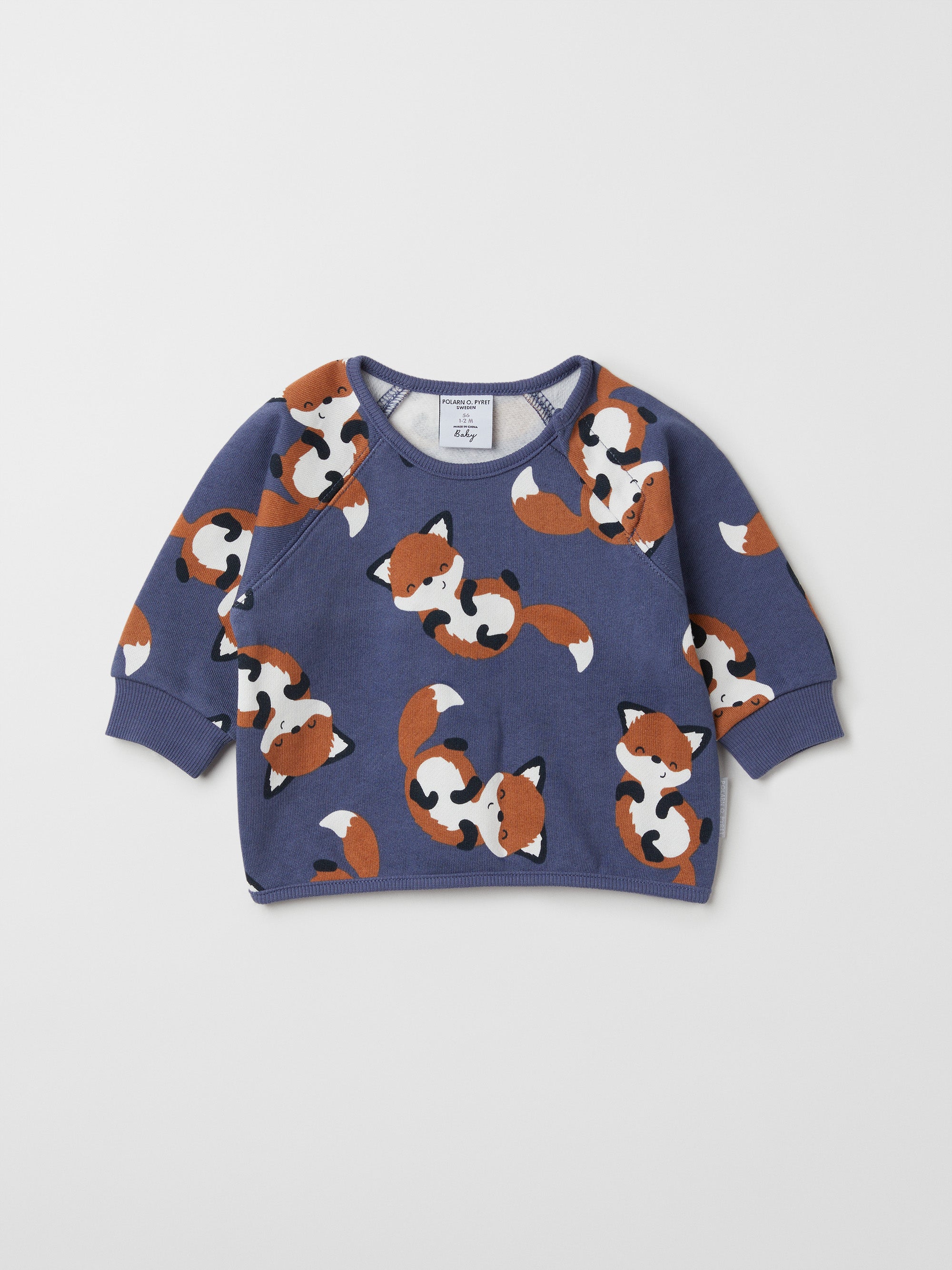 Fox Print Baby Sweatshirt
