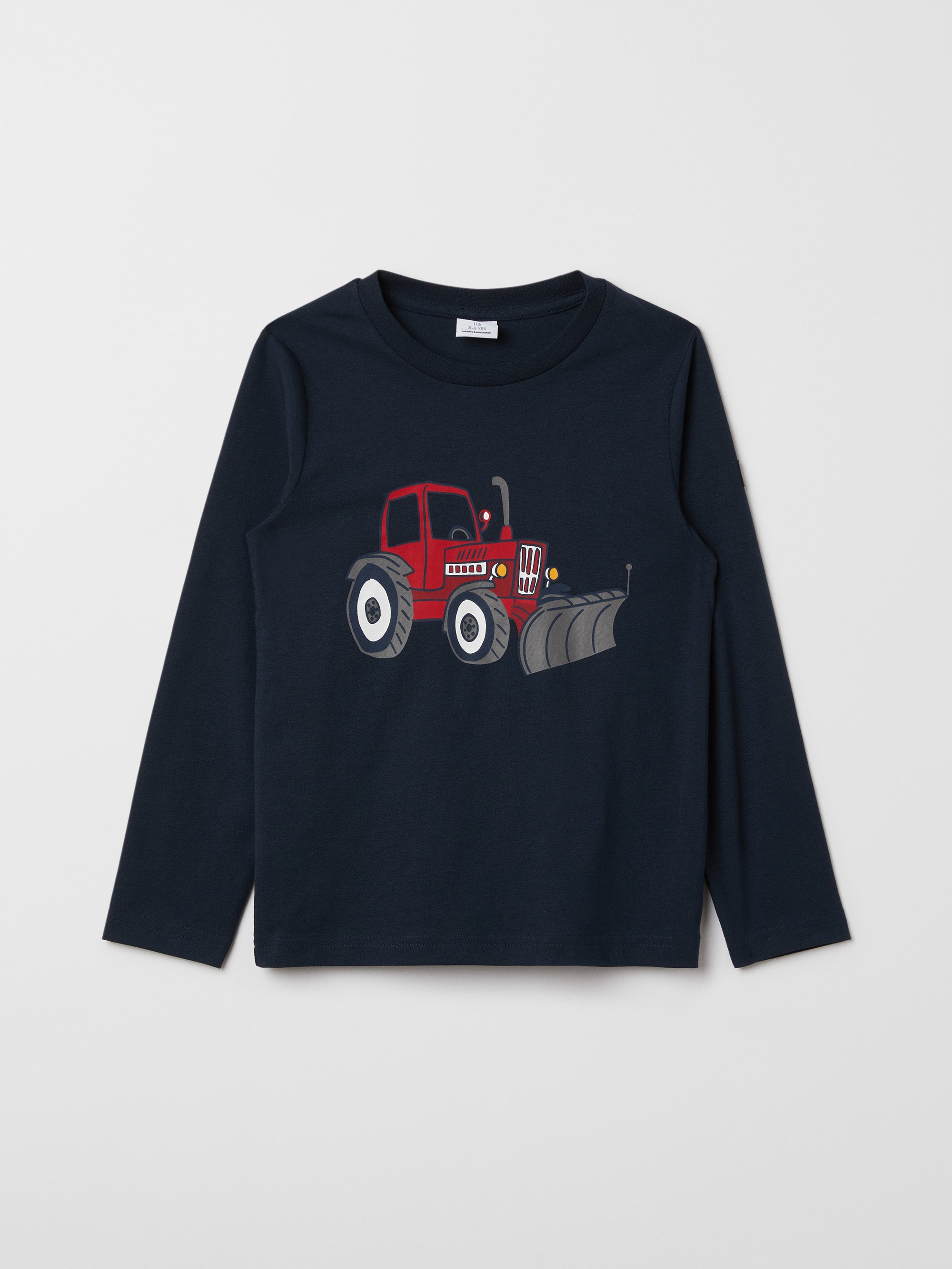 Tractor Print Kids Top