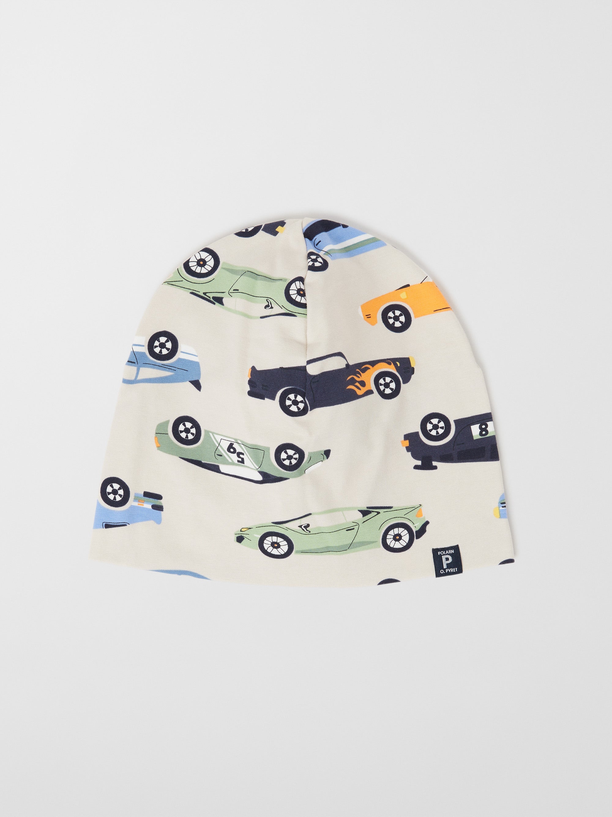 Car Print Kids Beanie Hat