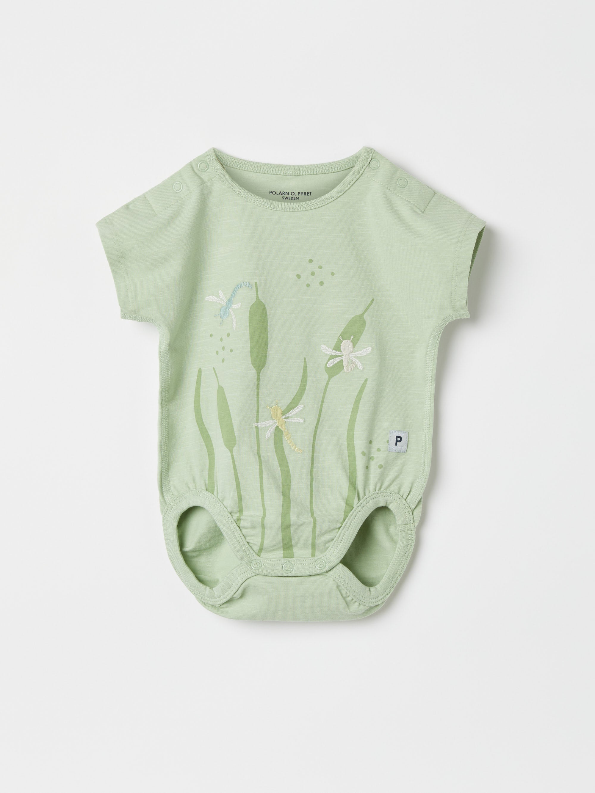 Dragonfly Embroidered Babygrow