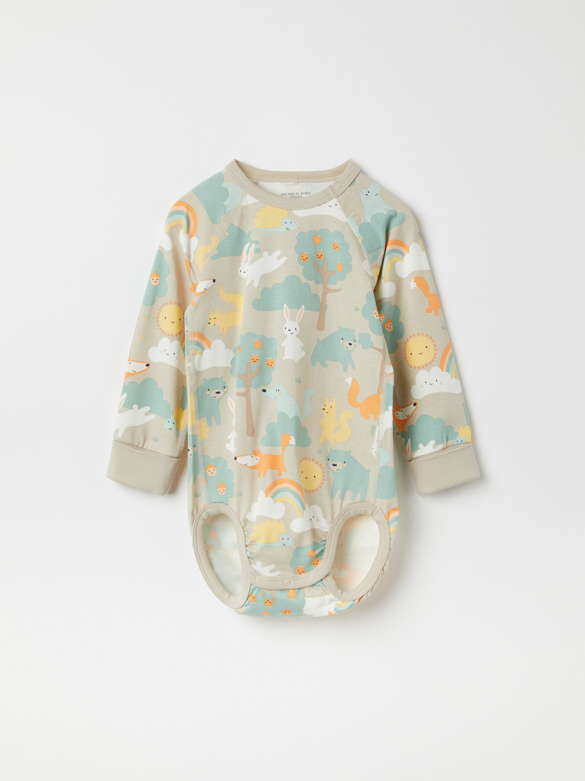 Forest Animal Print Babygrow