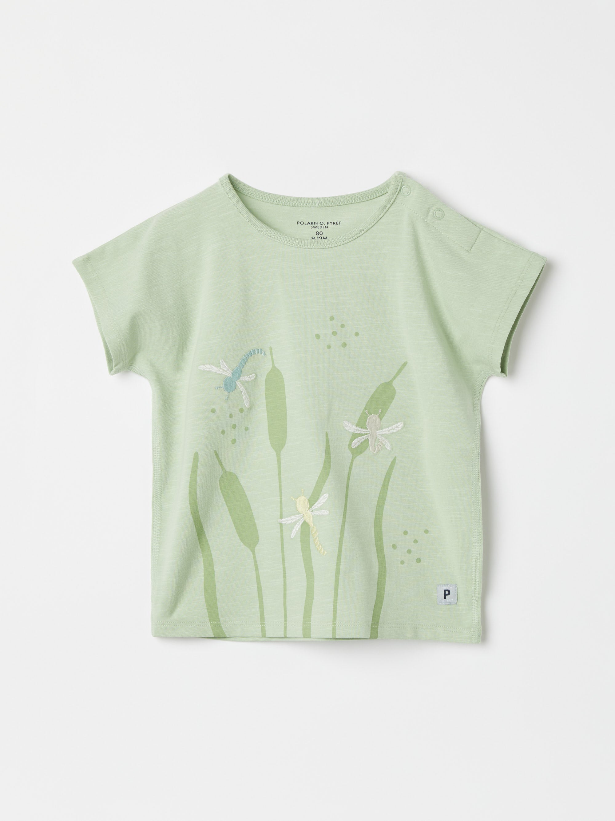 Embroidered Dragonfly Baby T-Shirt