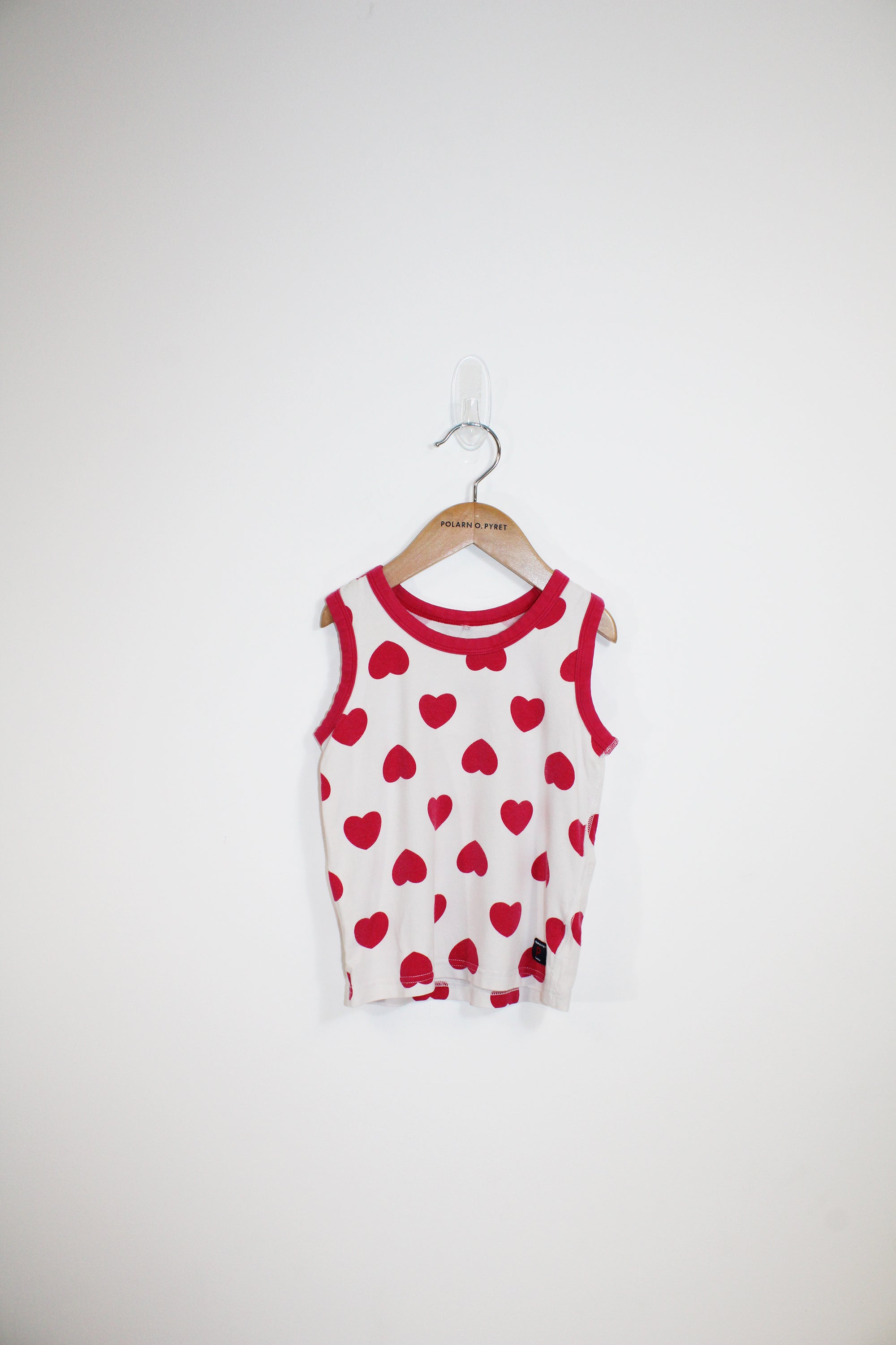 Kids Heart Print Vest Top