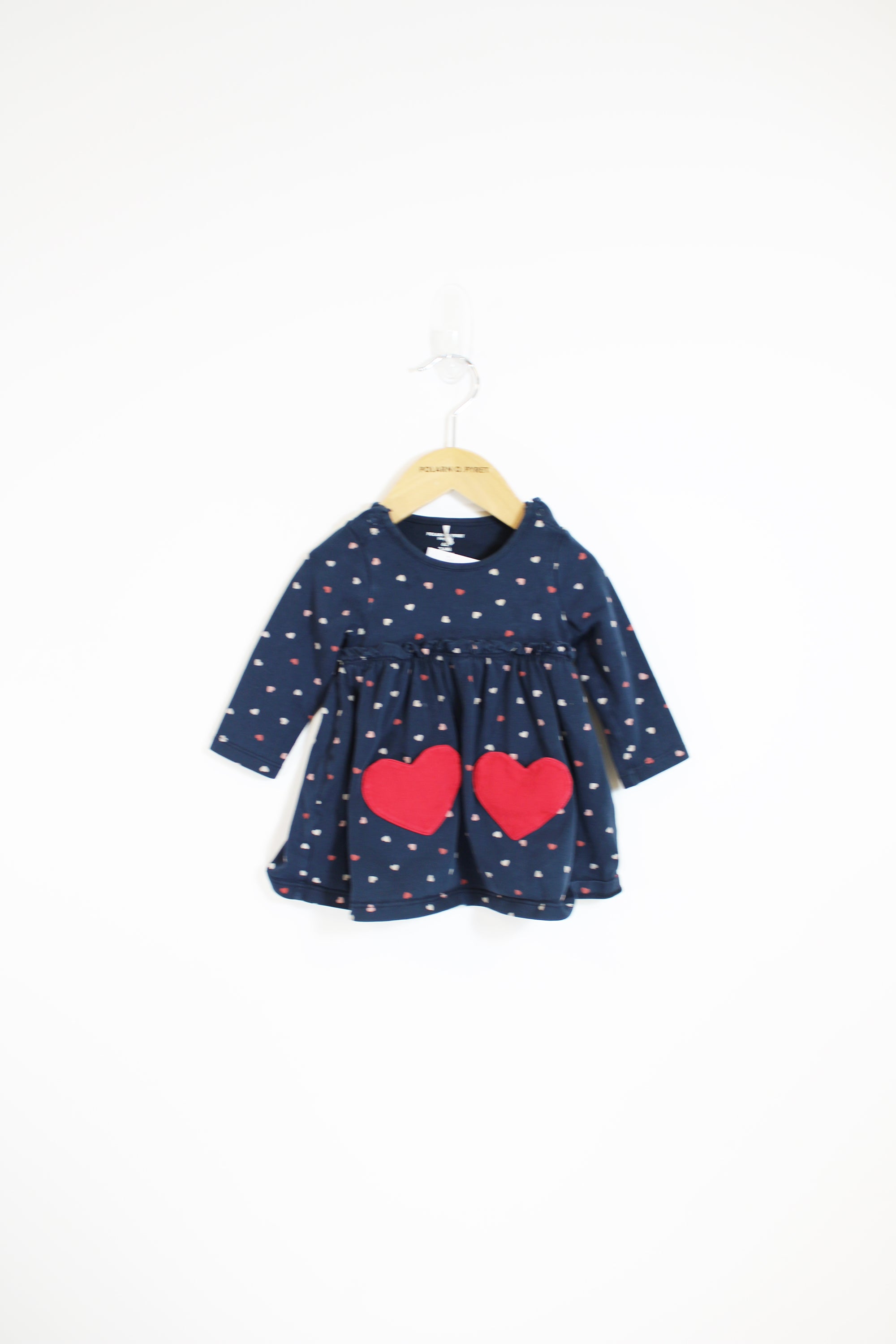 Heart Pockets Baby Dress