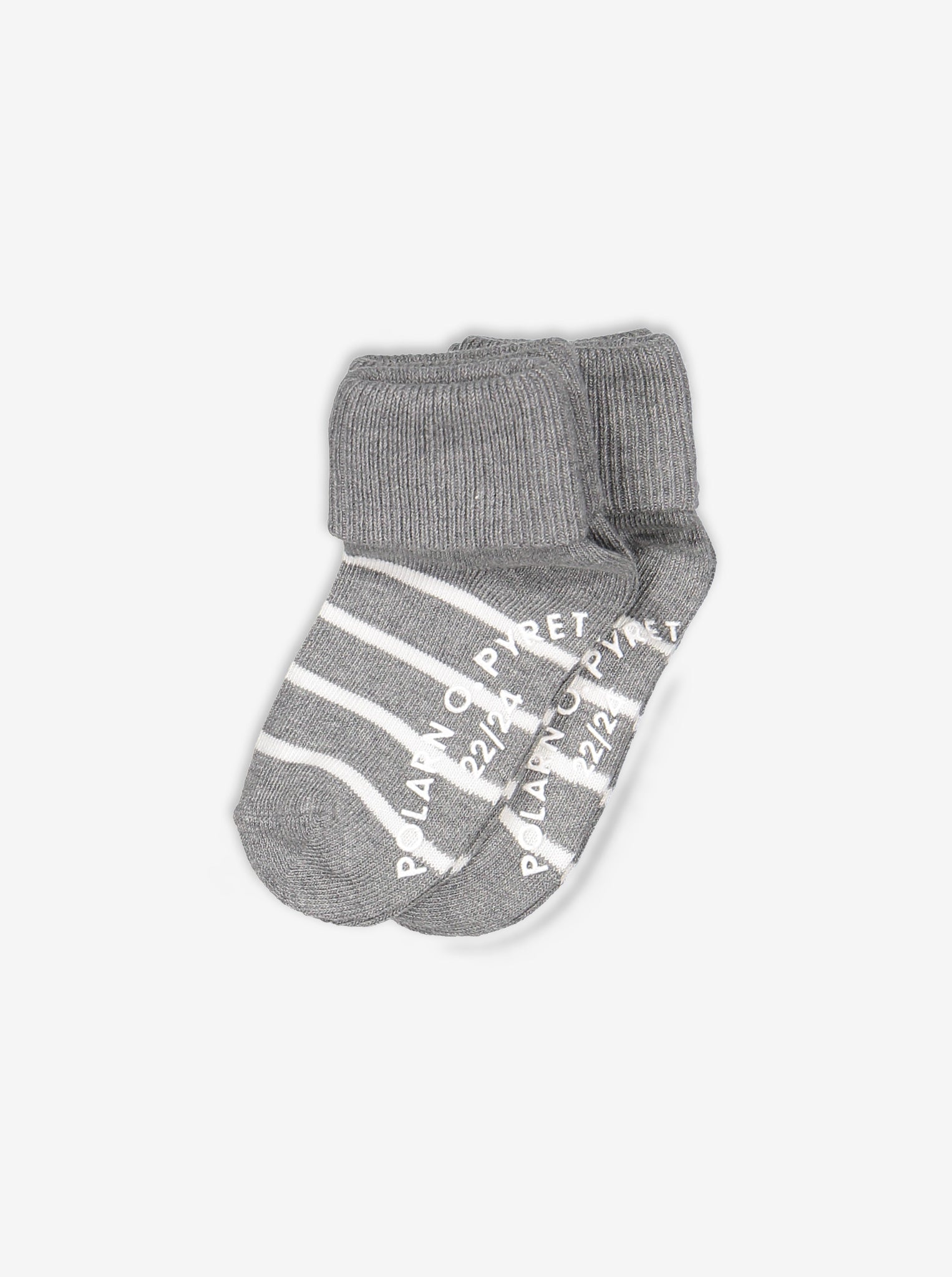 2 Pack Striped Antislip Kids Socks