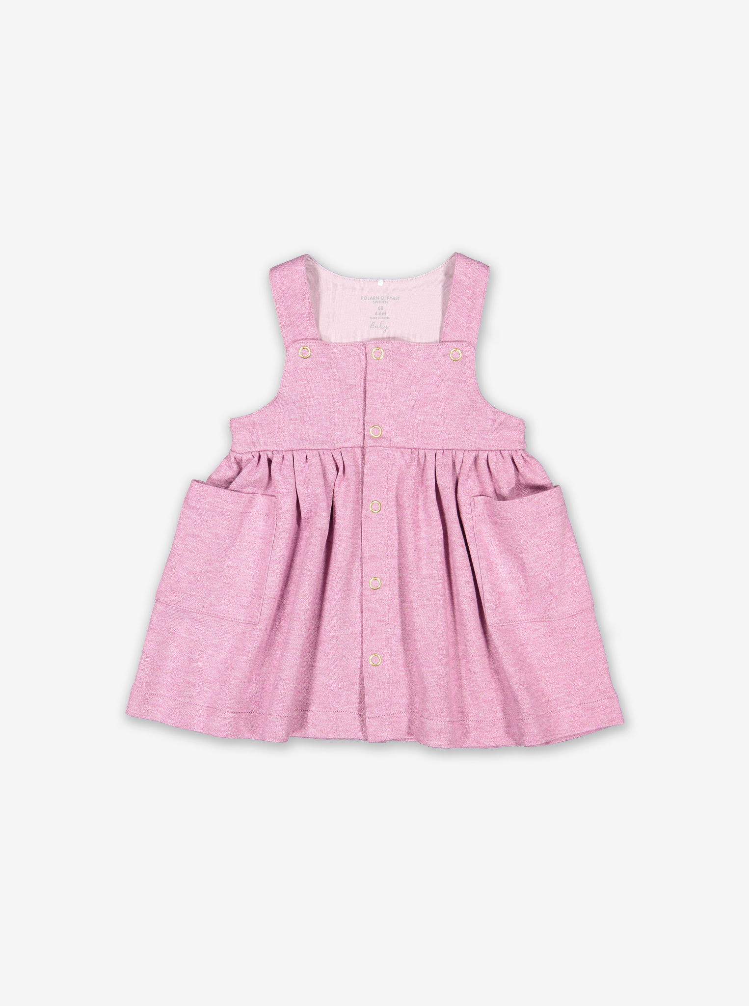 girls purple pinafore dress