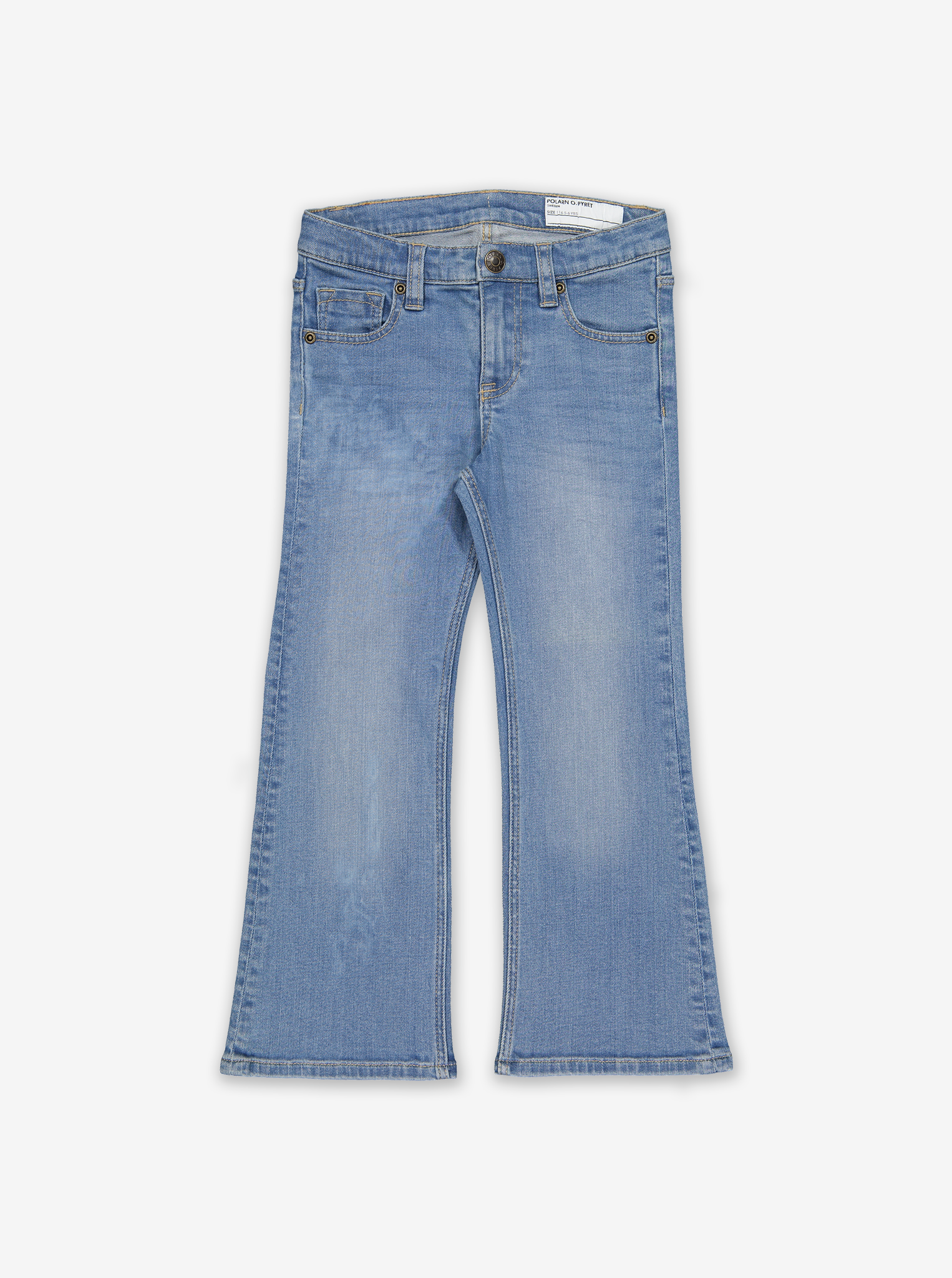 Kids Flared Jeans-Girl-1-12y-Blue – Polarn O. Pyret UK