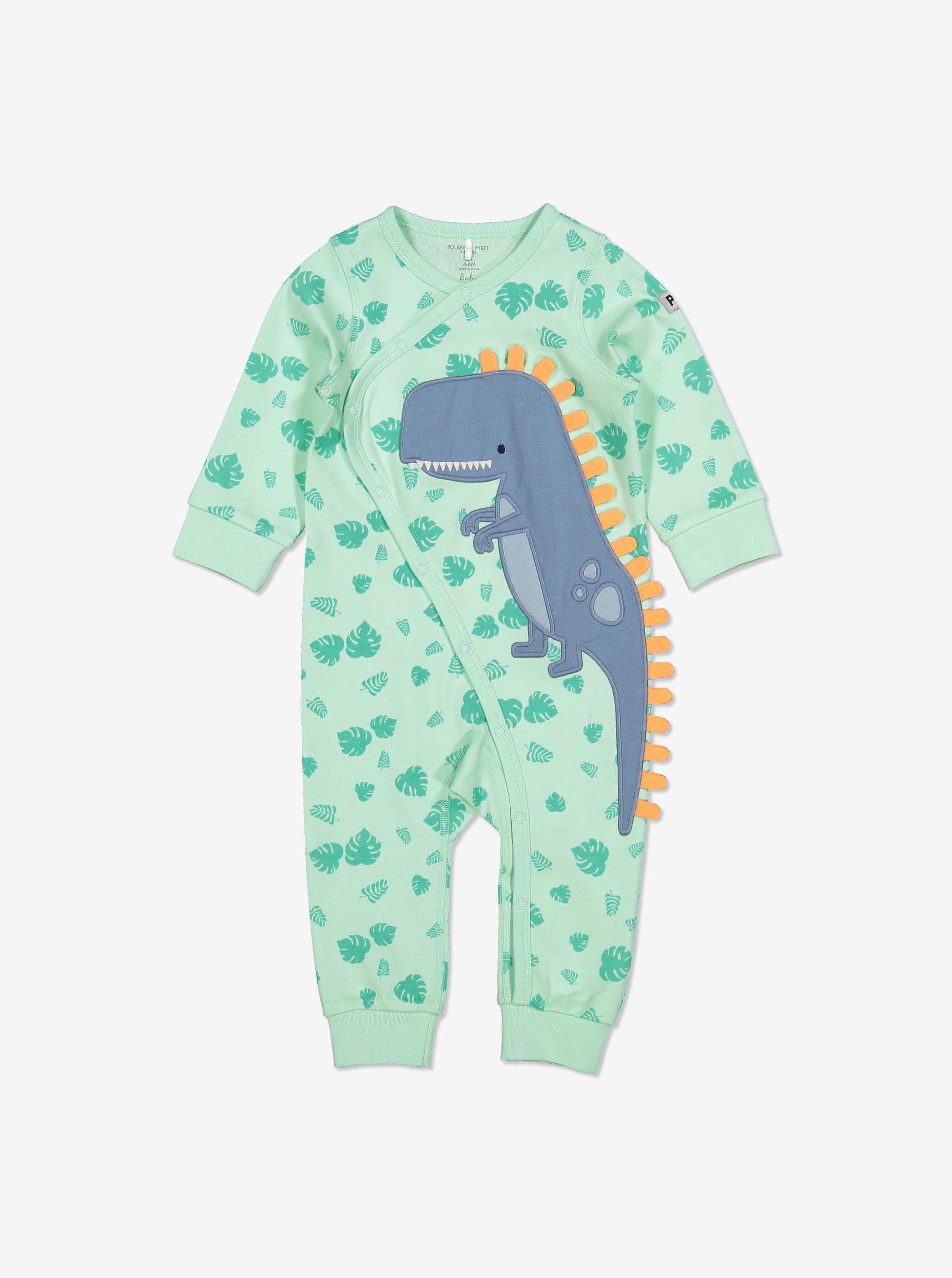 Dinosaur Applique Baby Romper