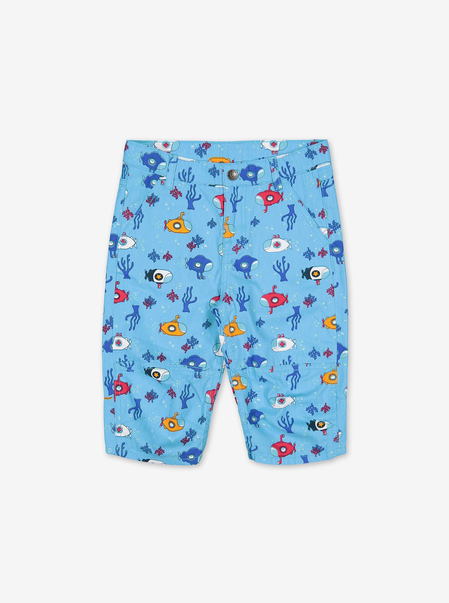 Underwater Print Kids Shorts