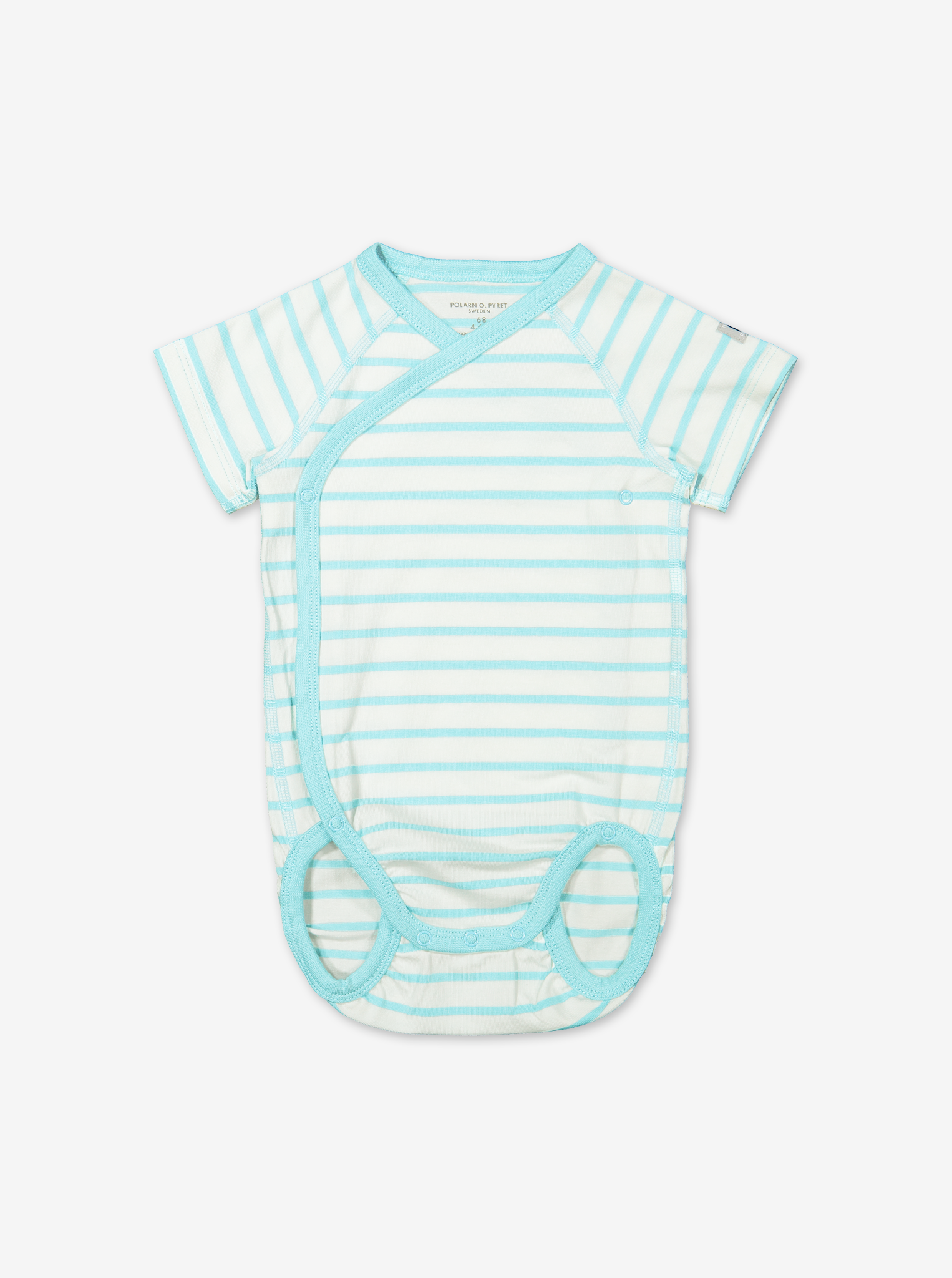 Striped Wraparound Baby Bodysuit