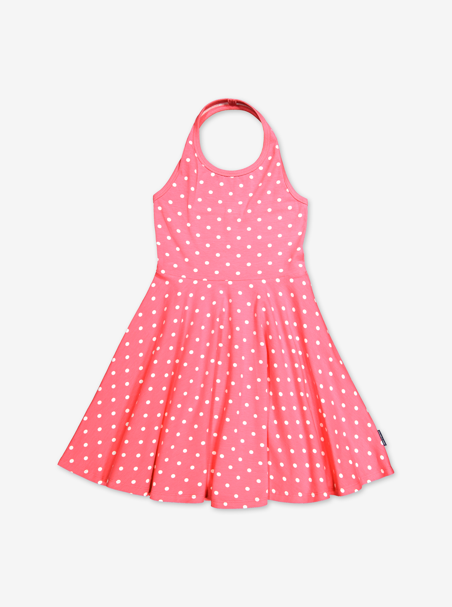 Polka Dot Halterneck Kids Dress