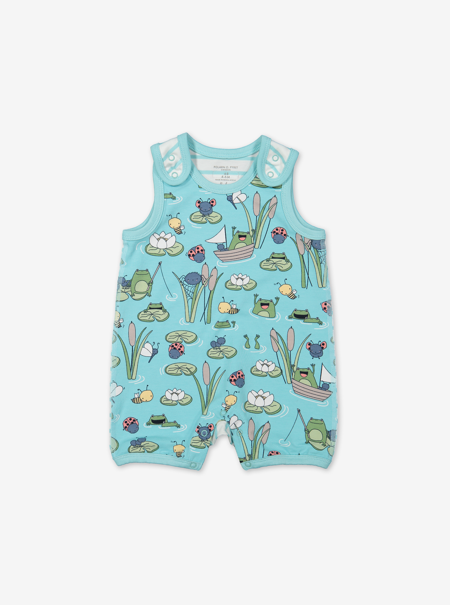 Pond Print Baby Playsuit