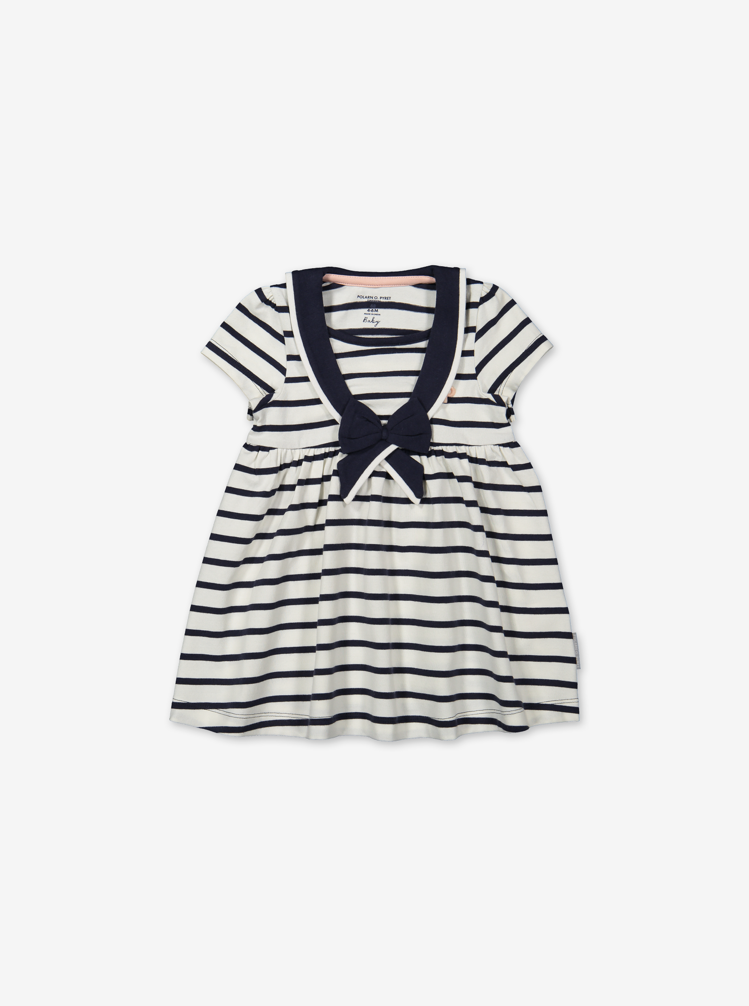 Stripe sailor dress for baby