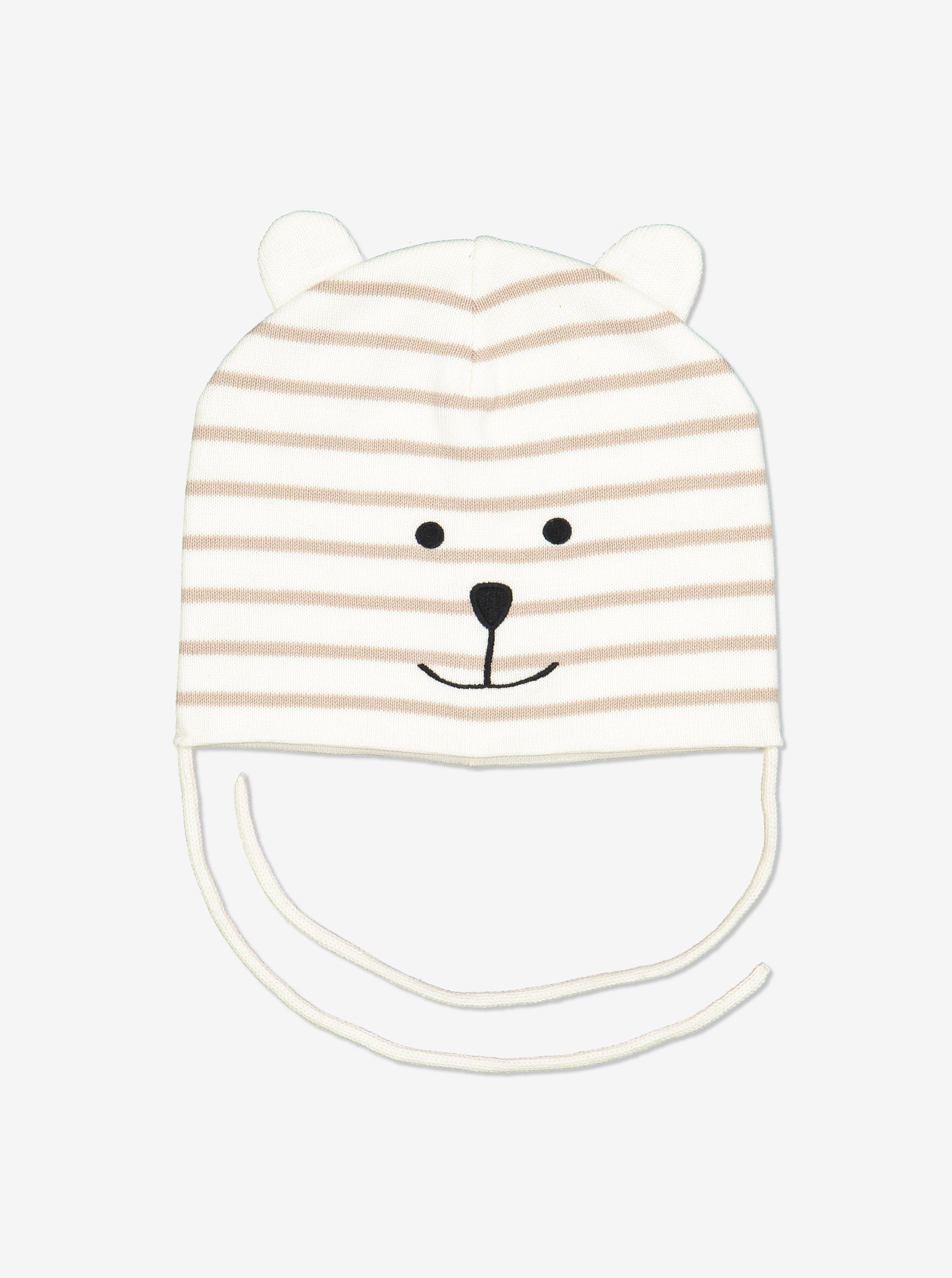 Embroidered Bear Kids Hat