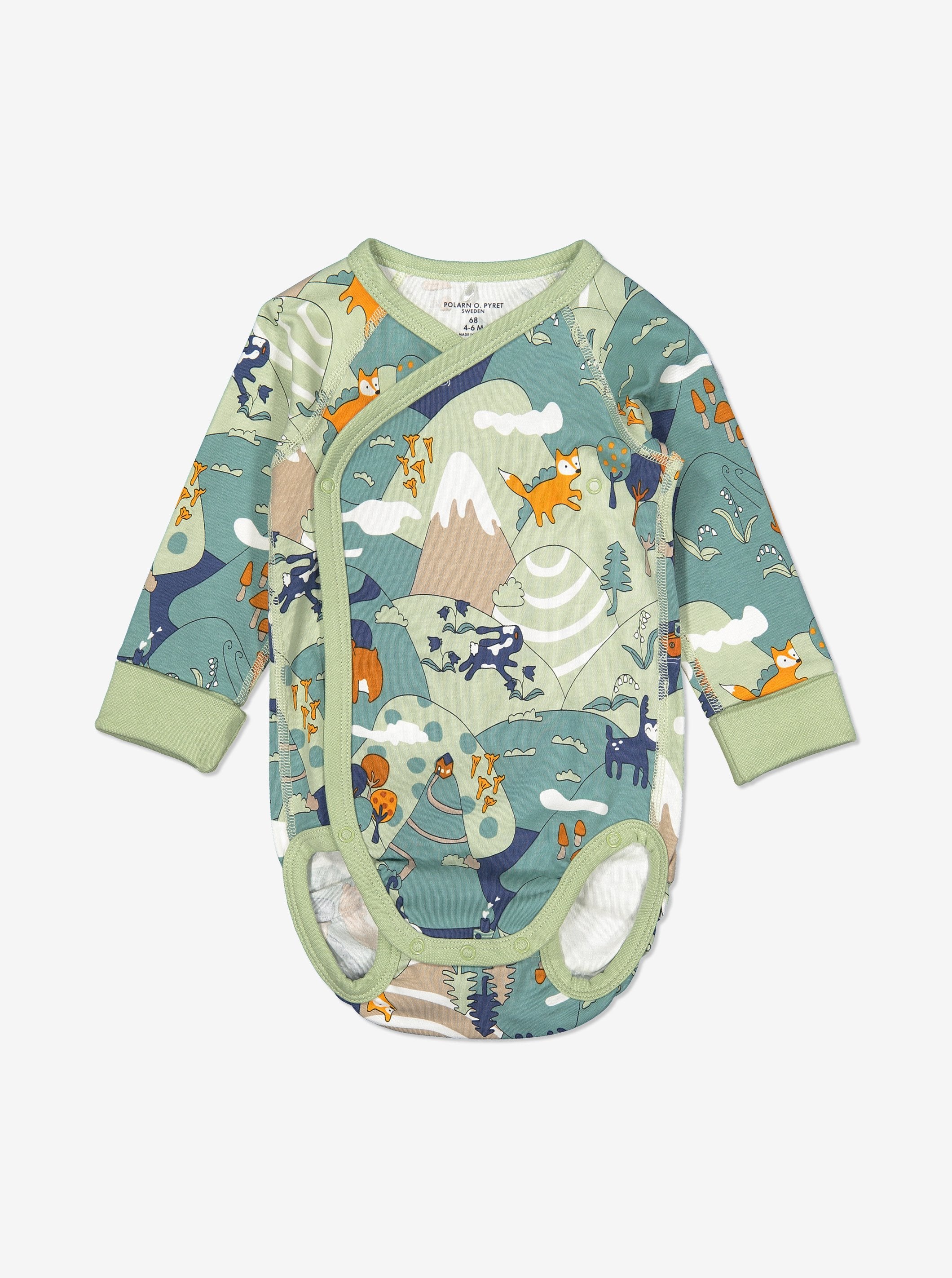 Nordic Forest Wraparound Babygrow