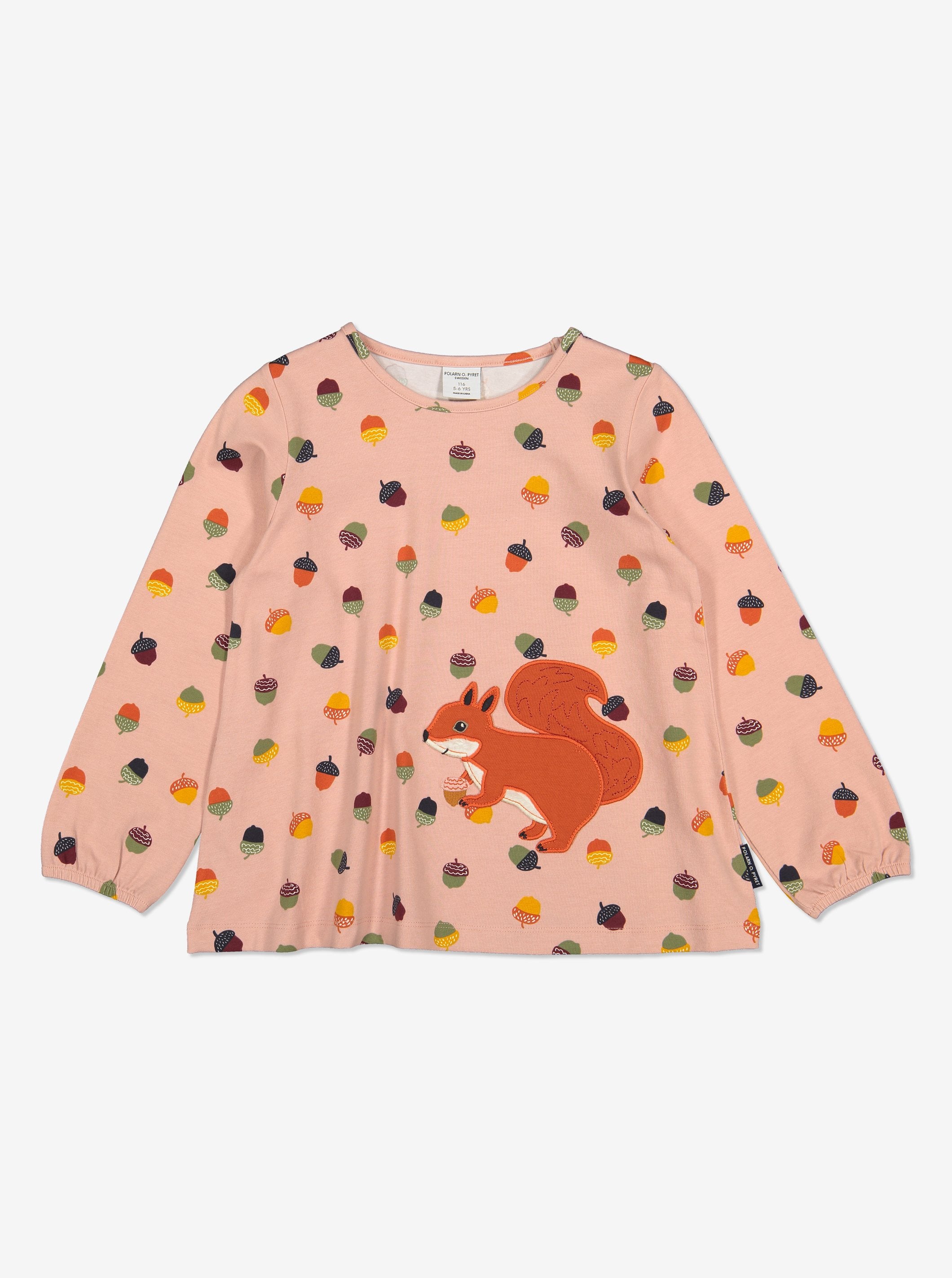 Squirrel Applique Kids Top