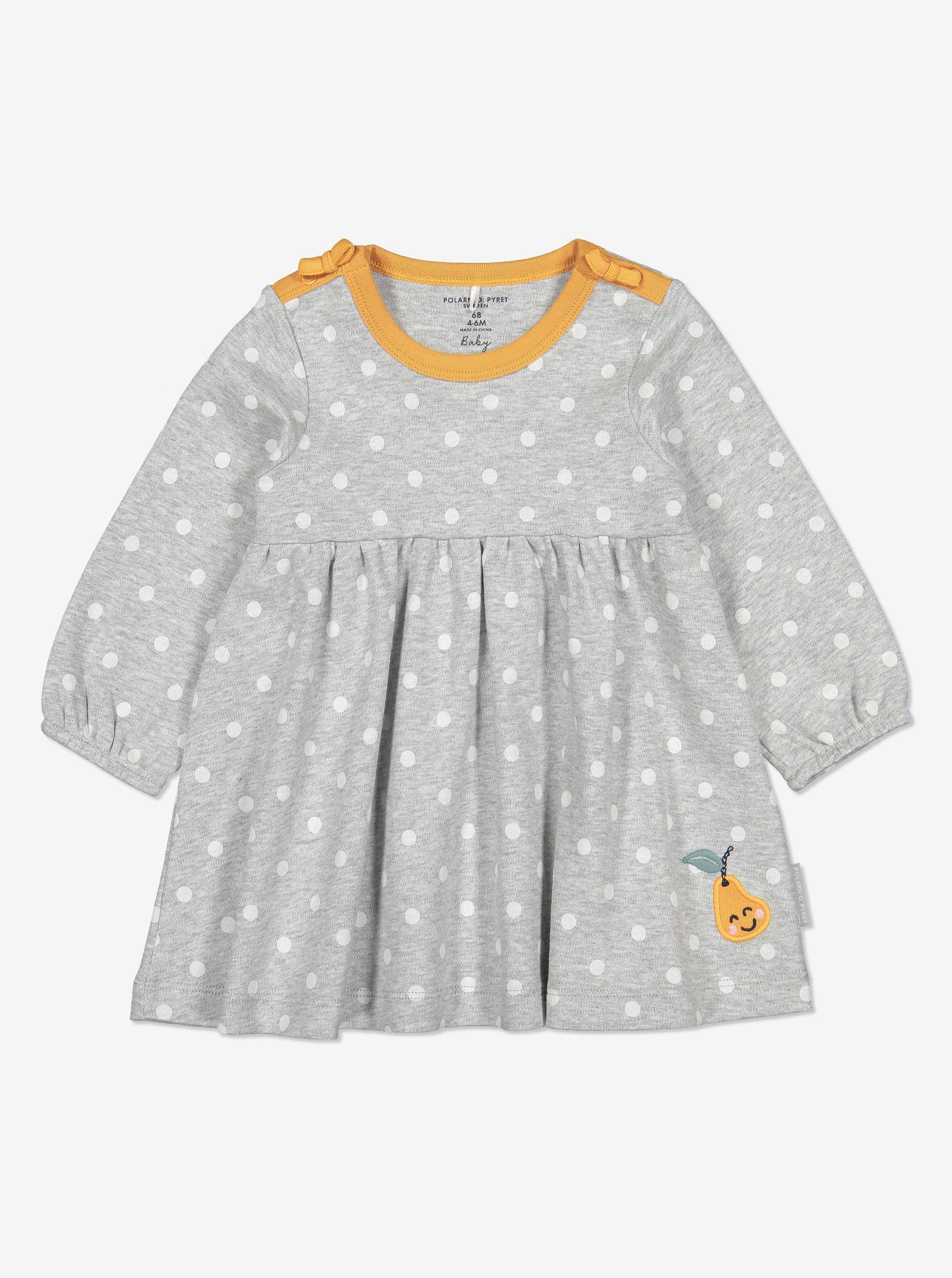 Pear Applique Baby Dress