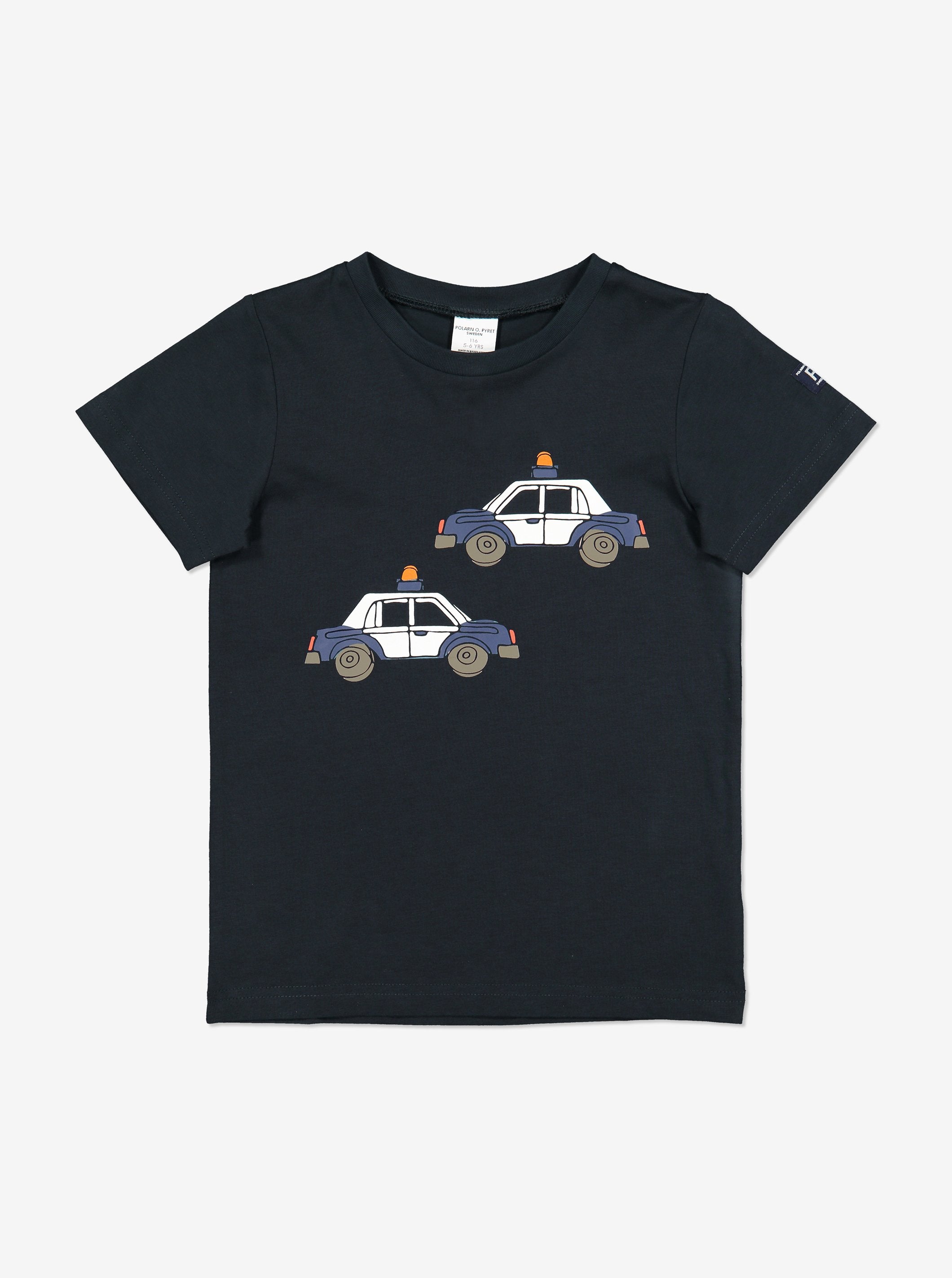 Organic Kids T-Shirt Car Print