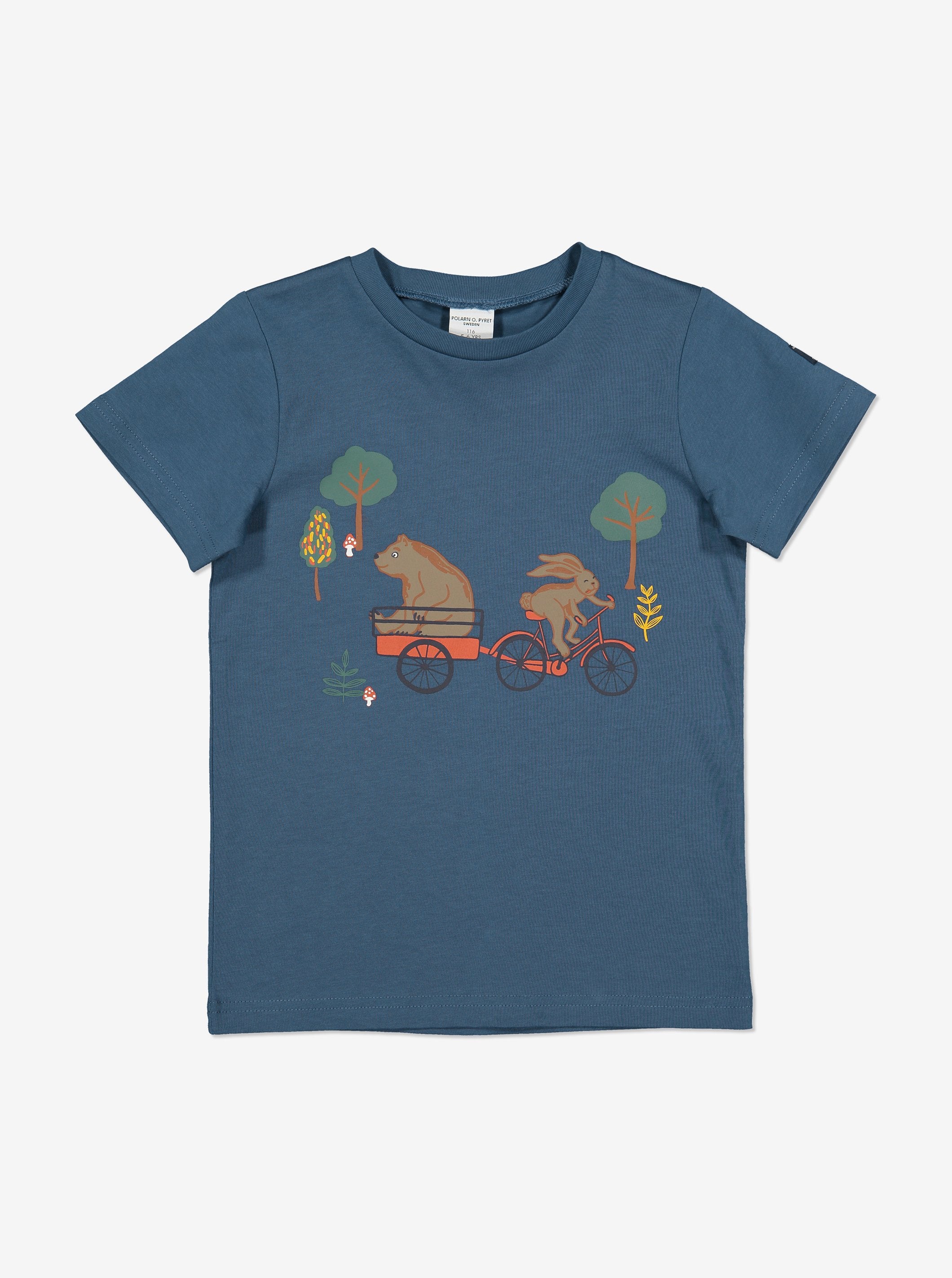 Organic Kids T-Shirt Bear Print