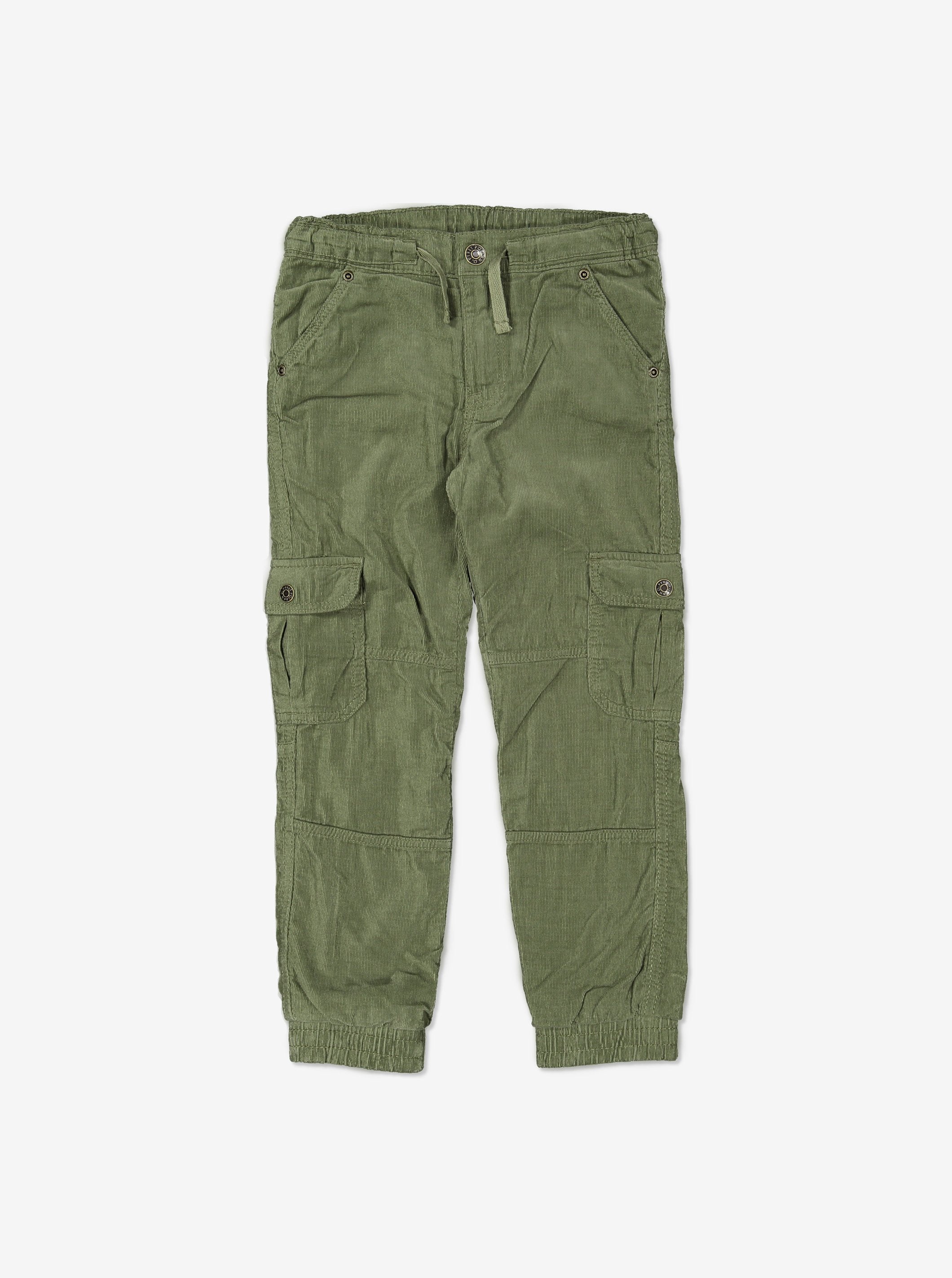 Corduroy Kids Cargo Trousers