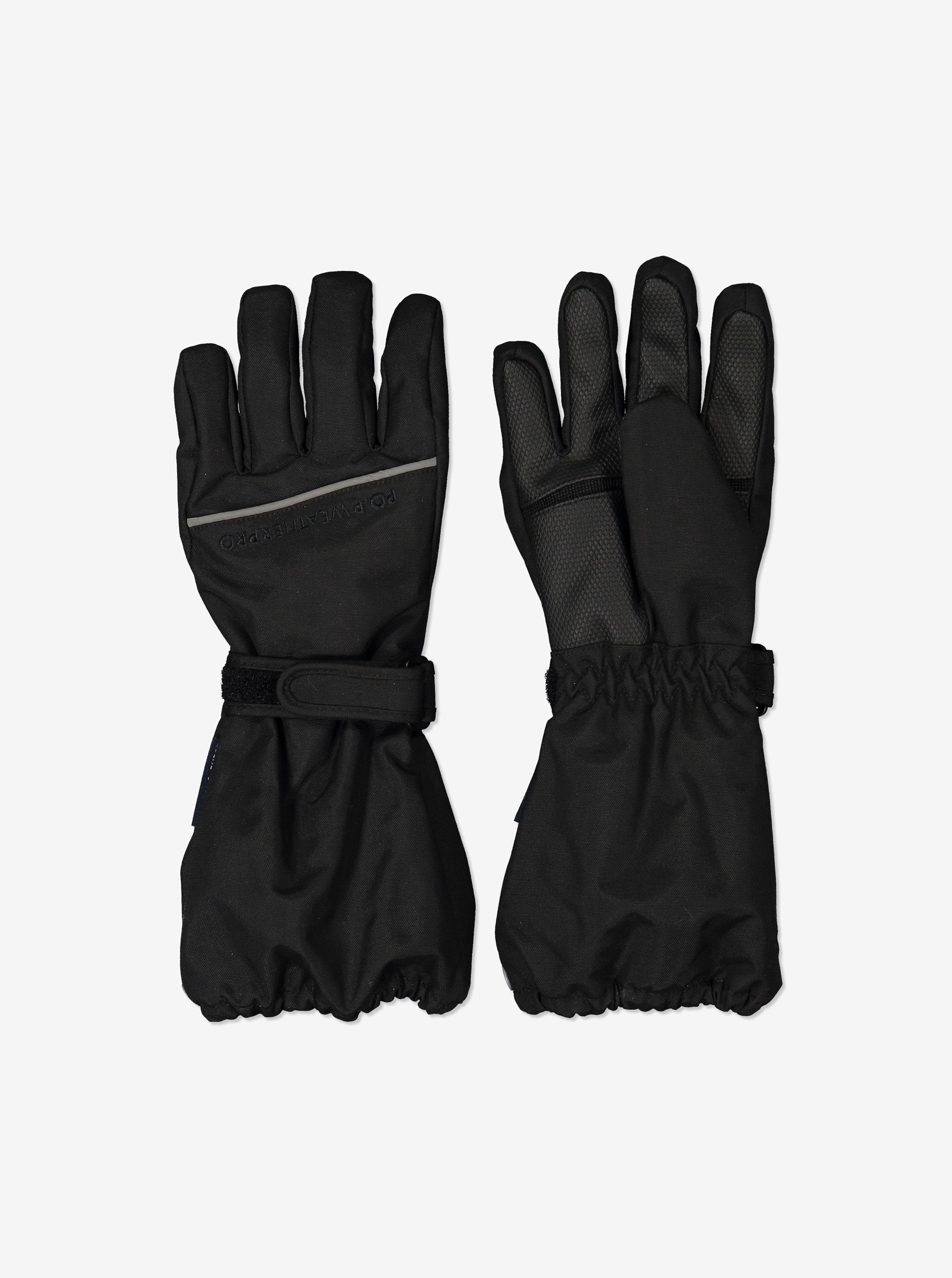 Long Padded Kids Winter Gloves