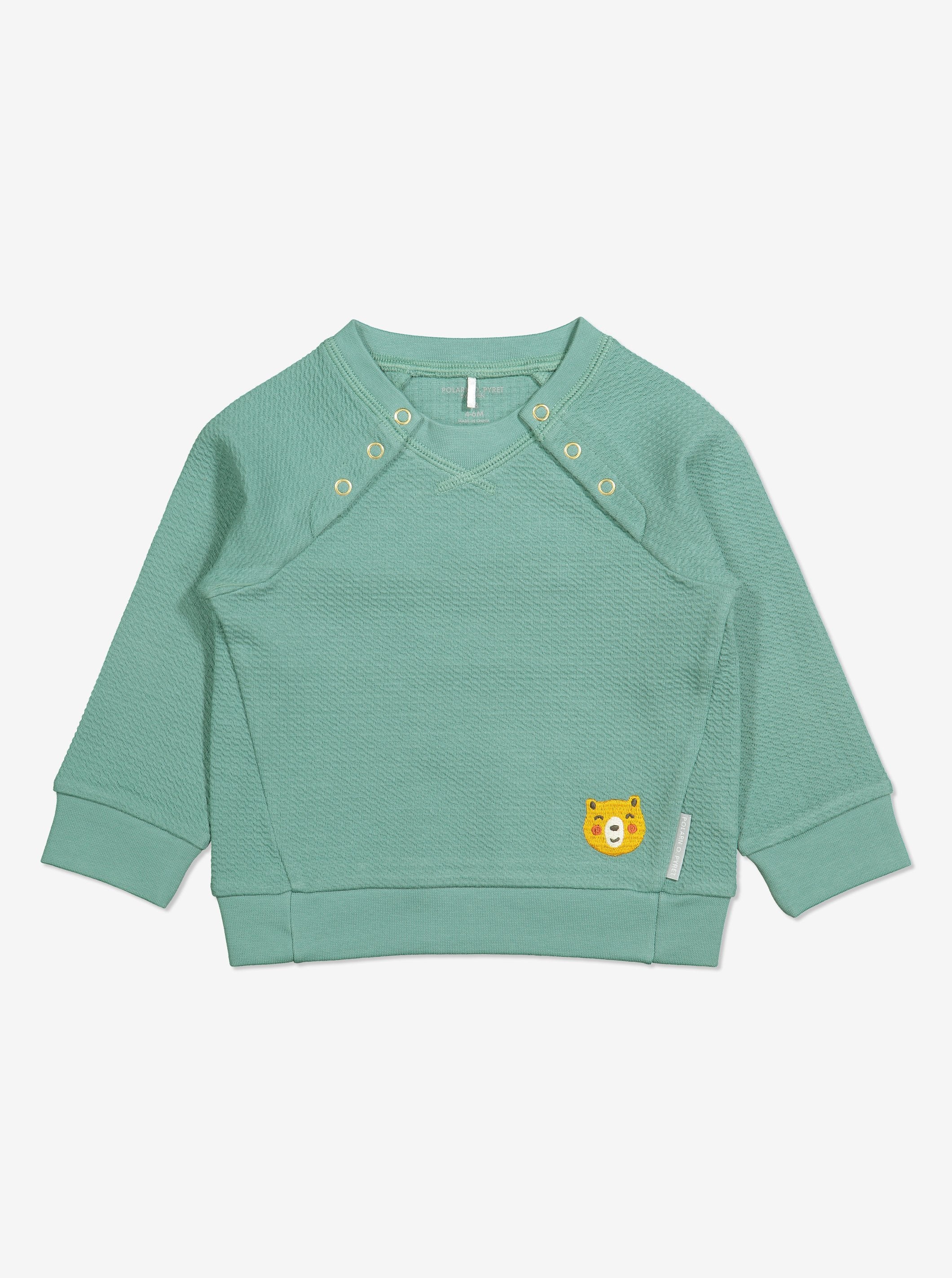 Bear Applique Newborn Baby Sweatshirt
