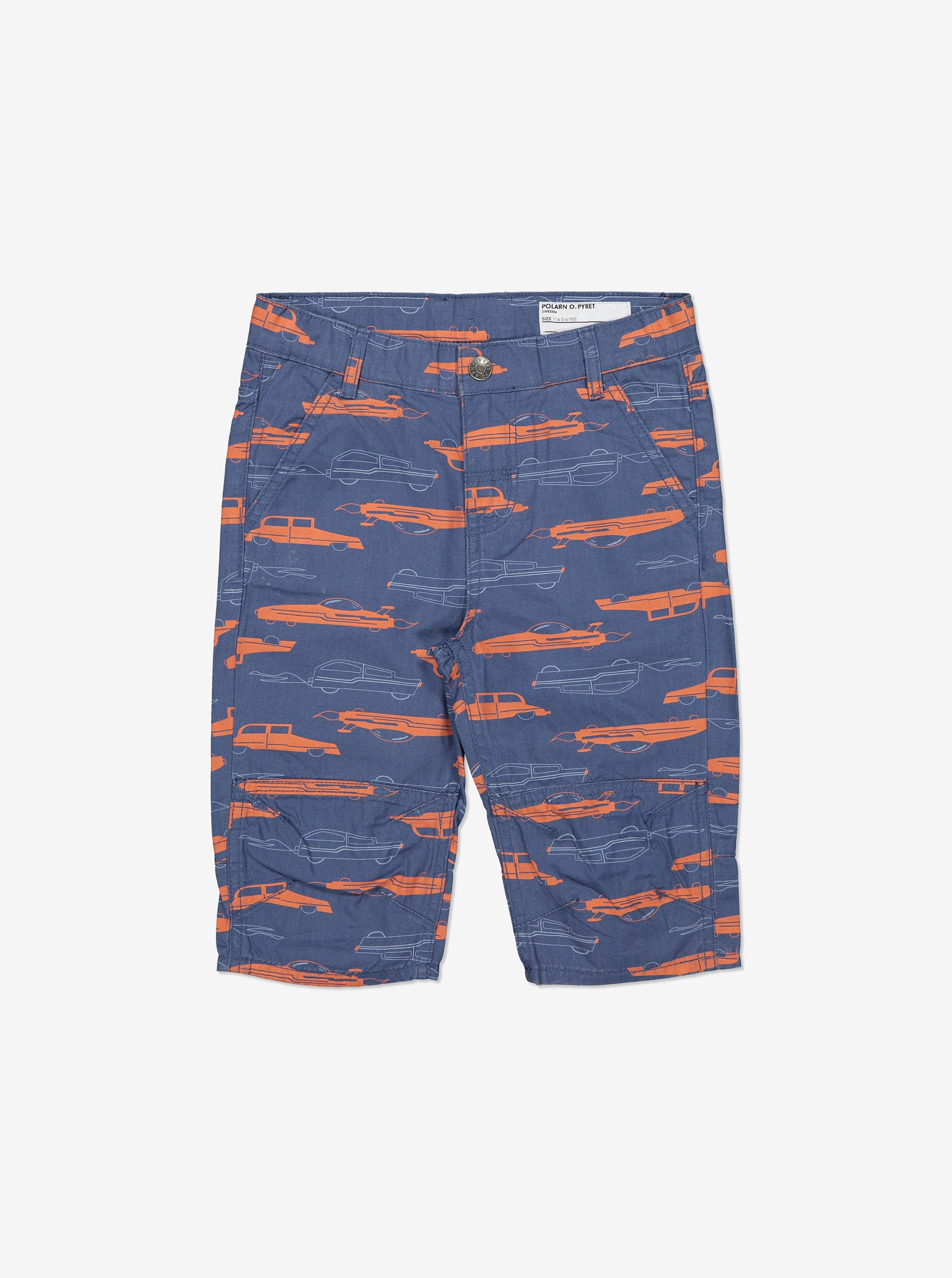 Car Print Kids Shorts