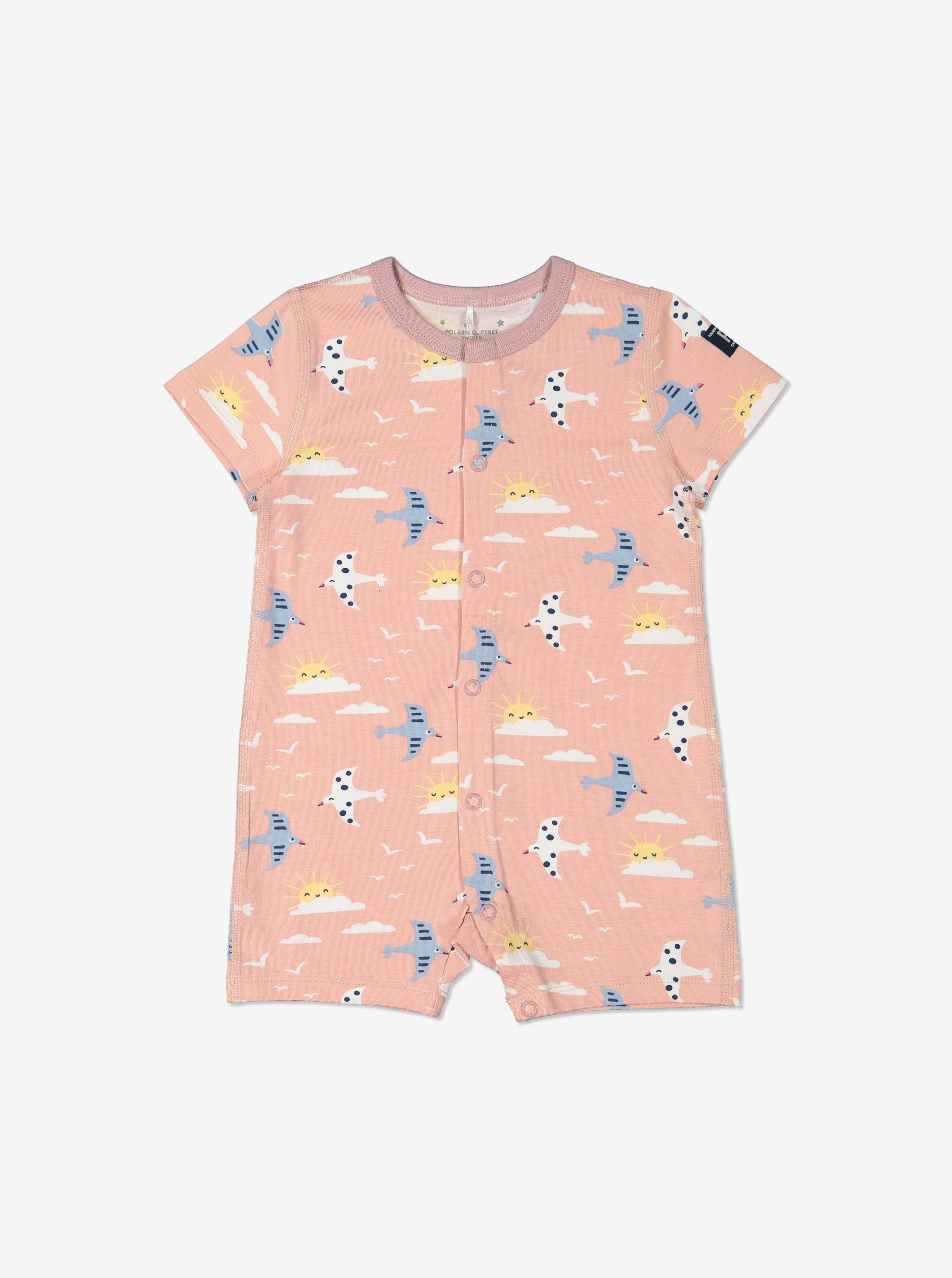 Bird Print Onesie Kids Pyjamas