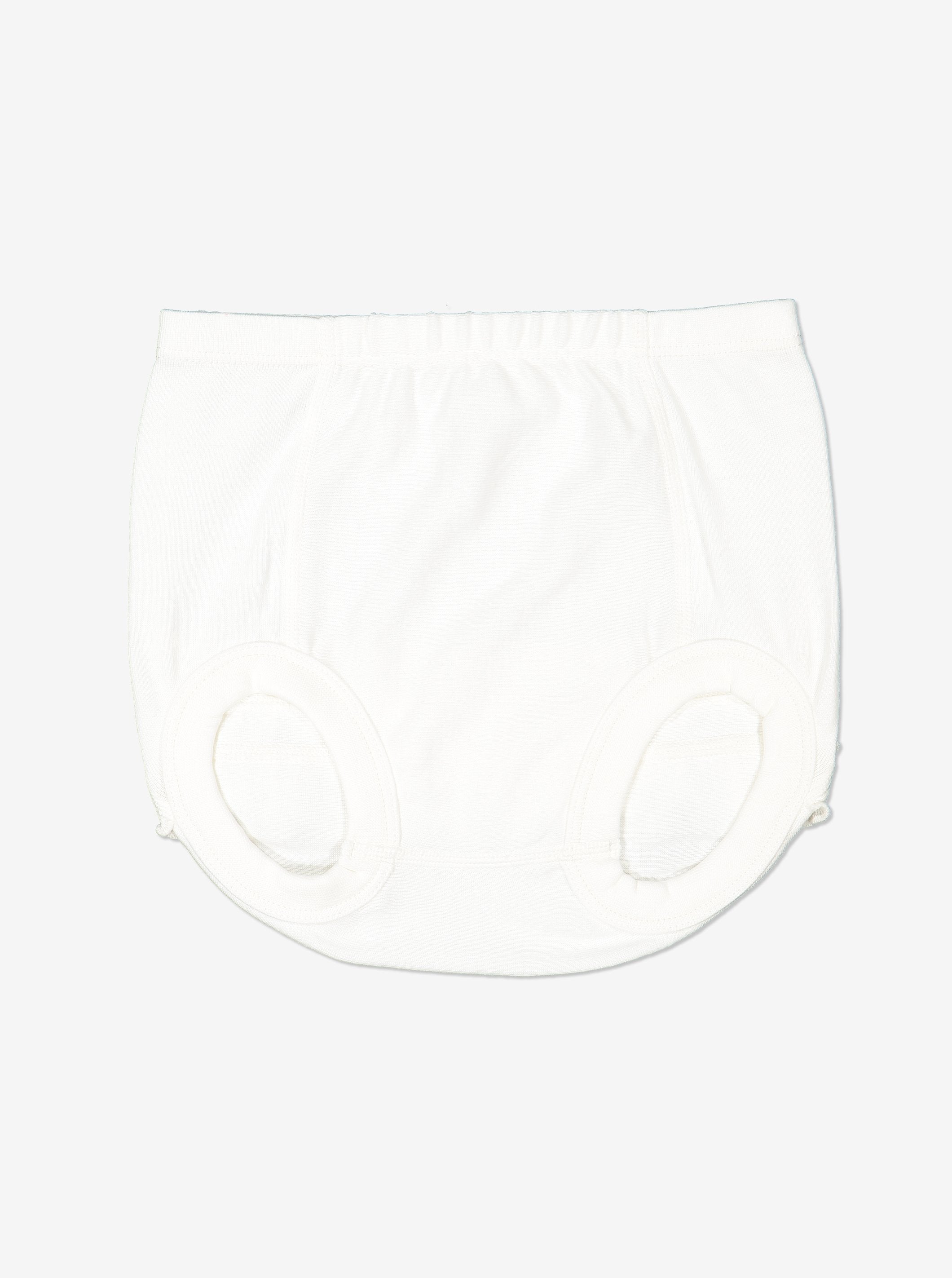 Organic Ruffle Baby Bloomers