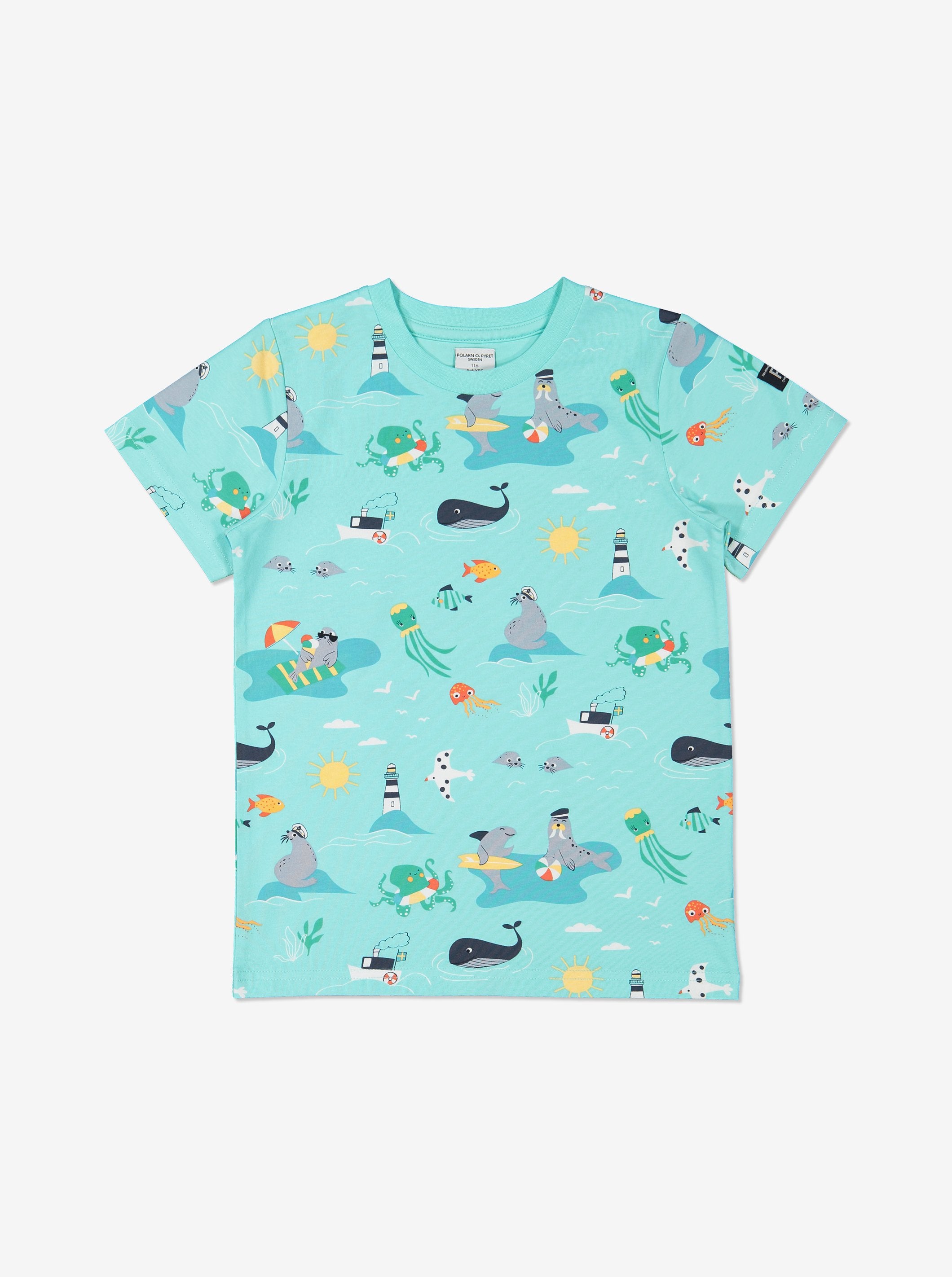 Seaside Print Kids T-Shirt