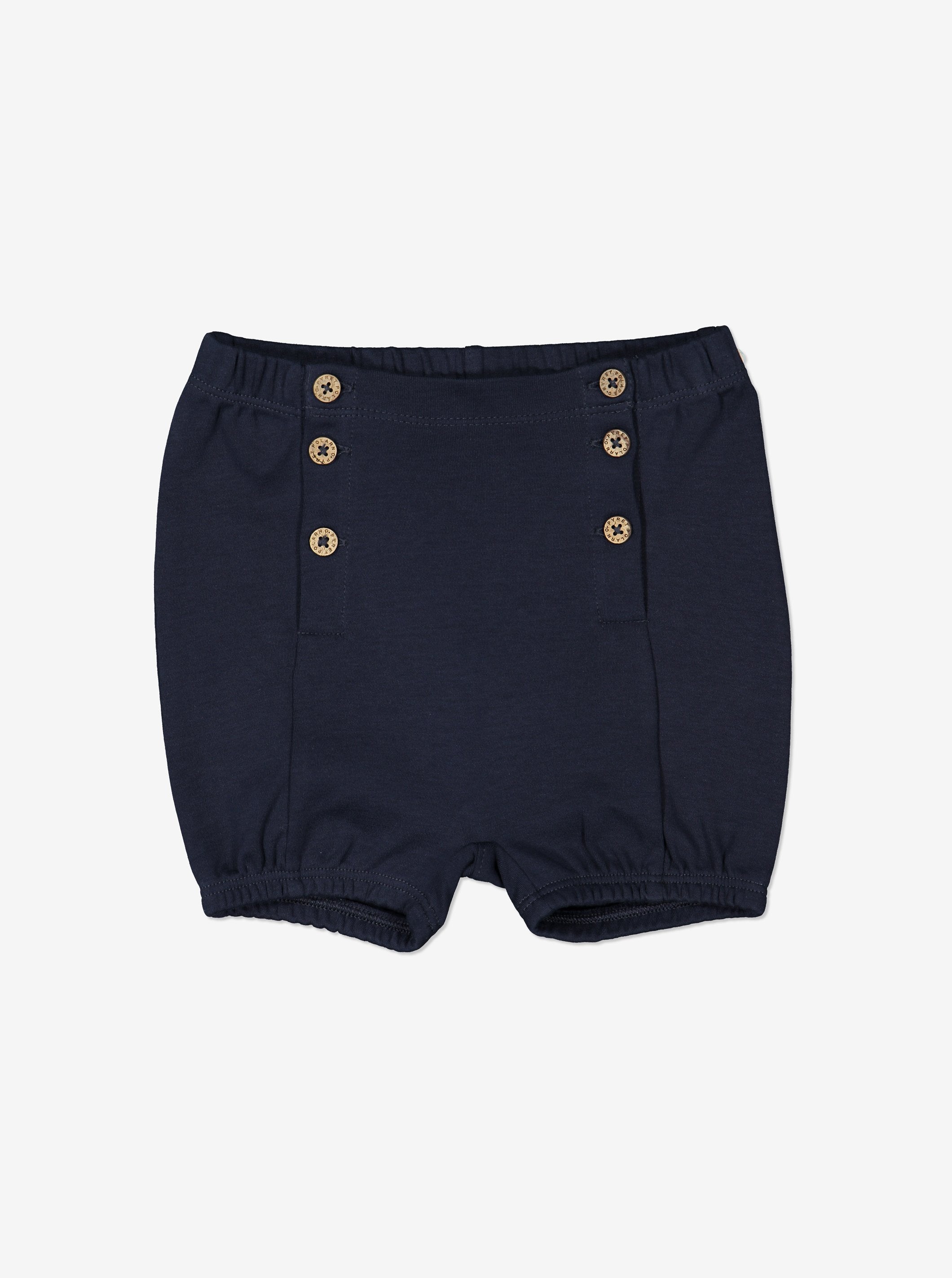 Button Front Baby Shorts