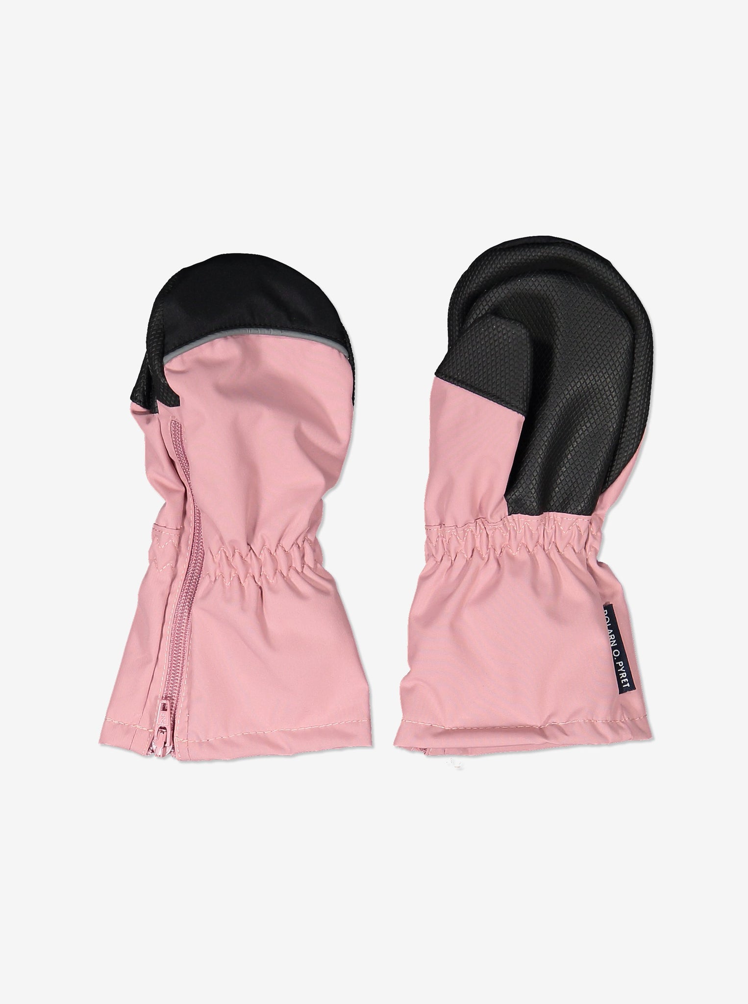 pink waterproof mittens