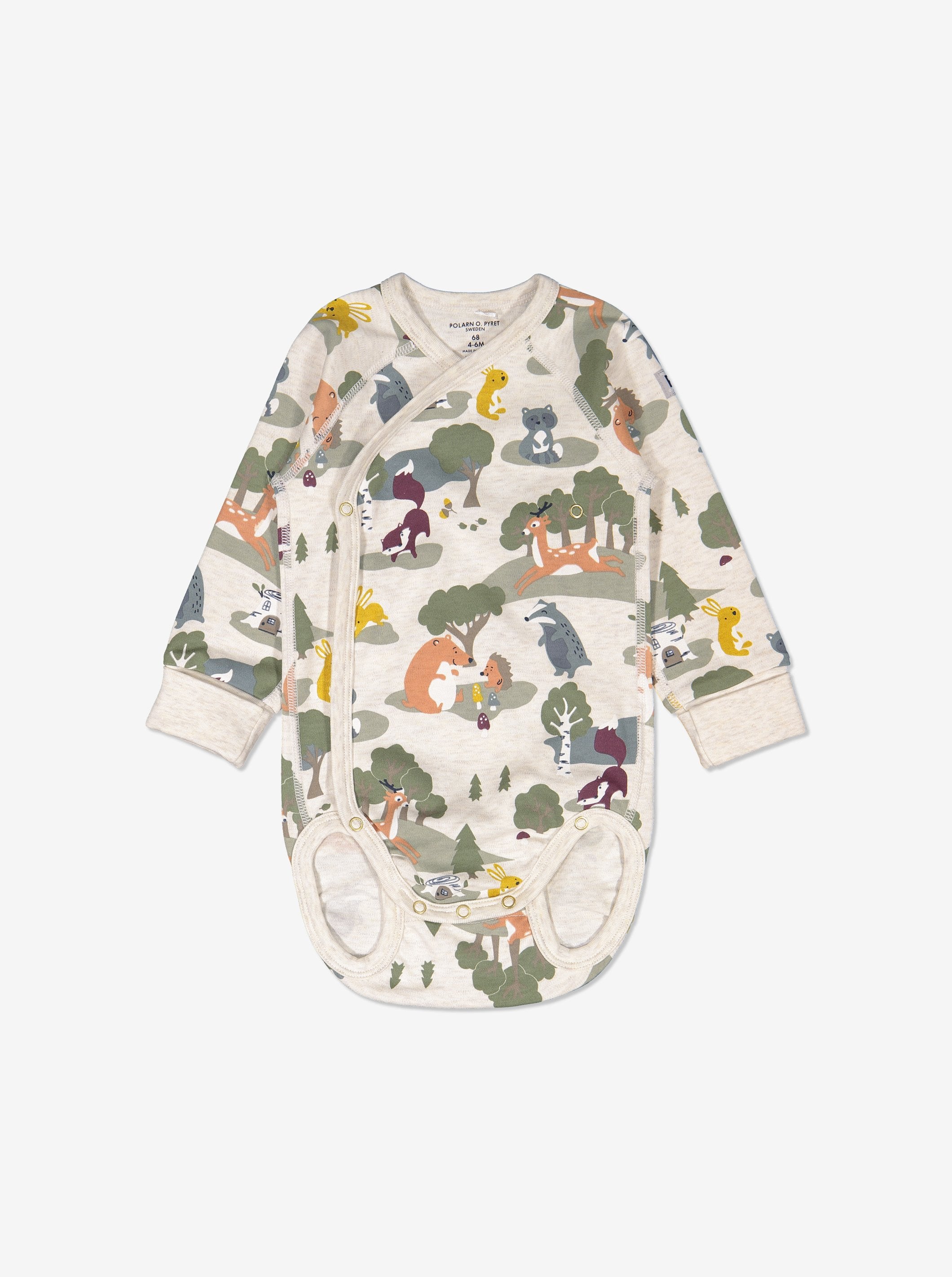 Forest Friends Wraparound Babygrow