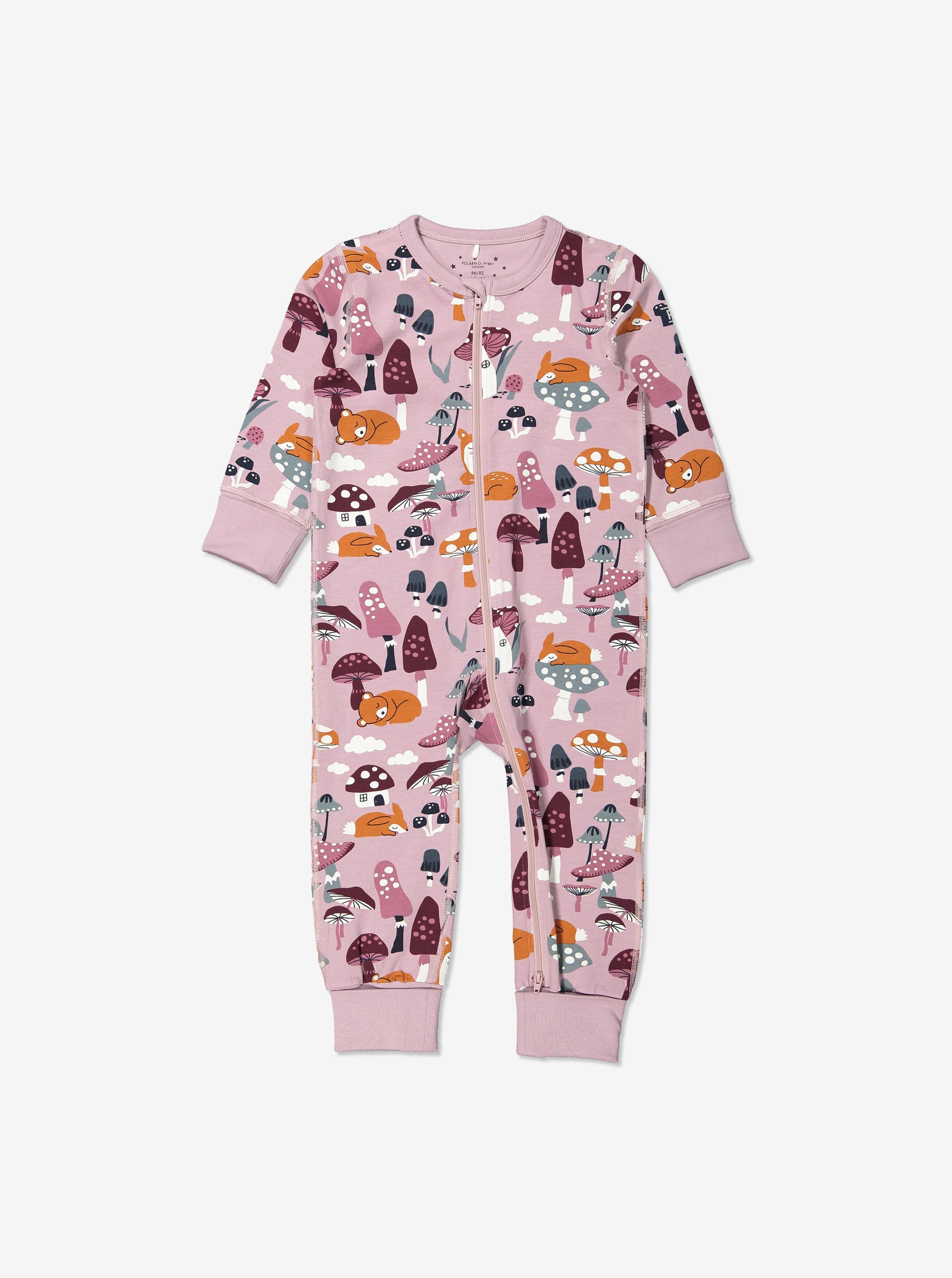 Woodland Print Kids Sleepsuit