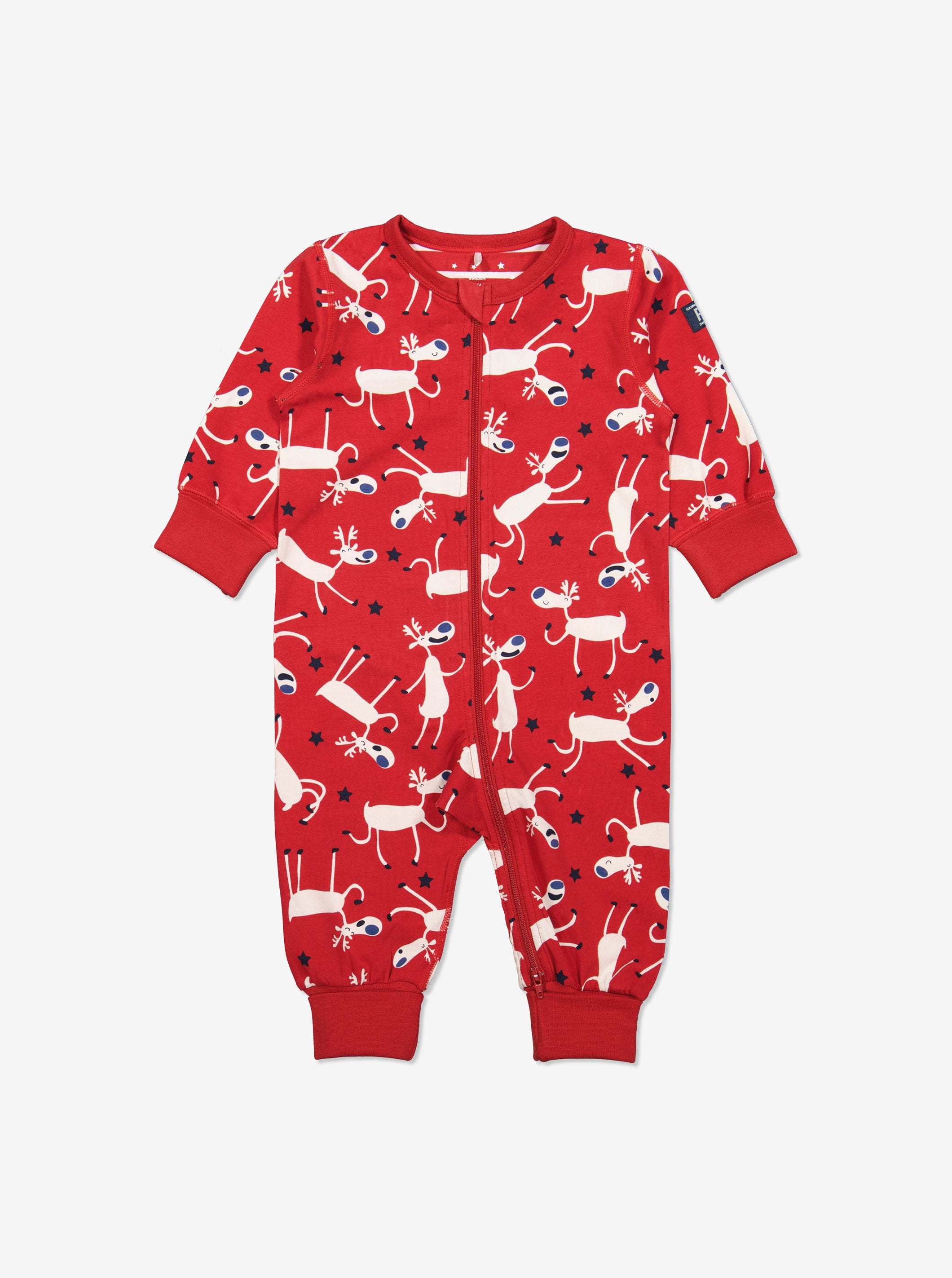 Reindeer Print Kids Sleepsuit