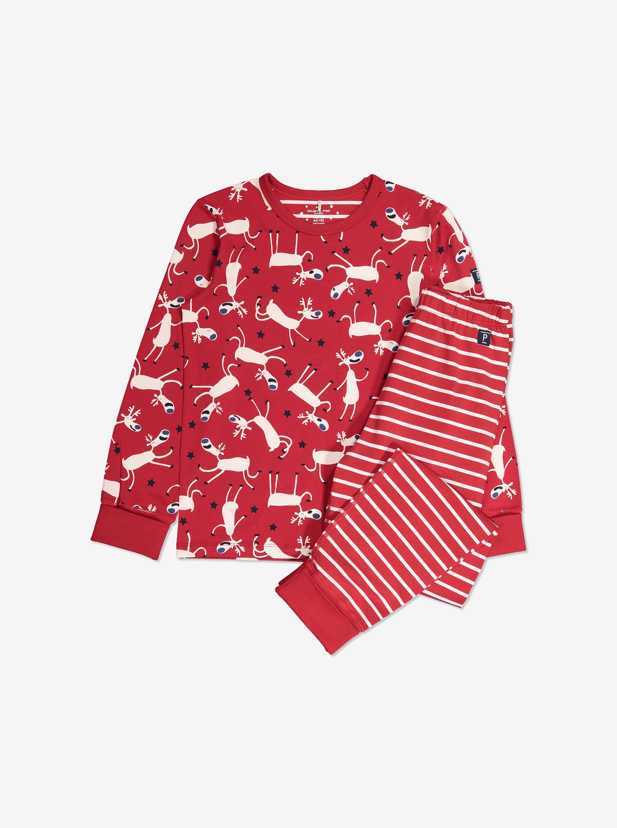 Kids Reindeer Print Pyjamas