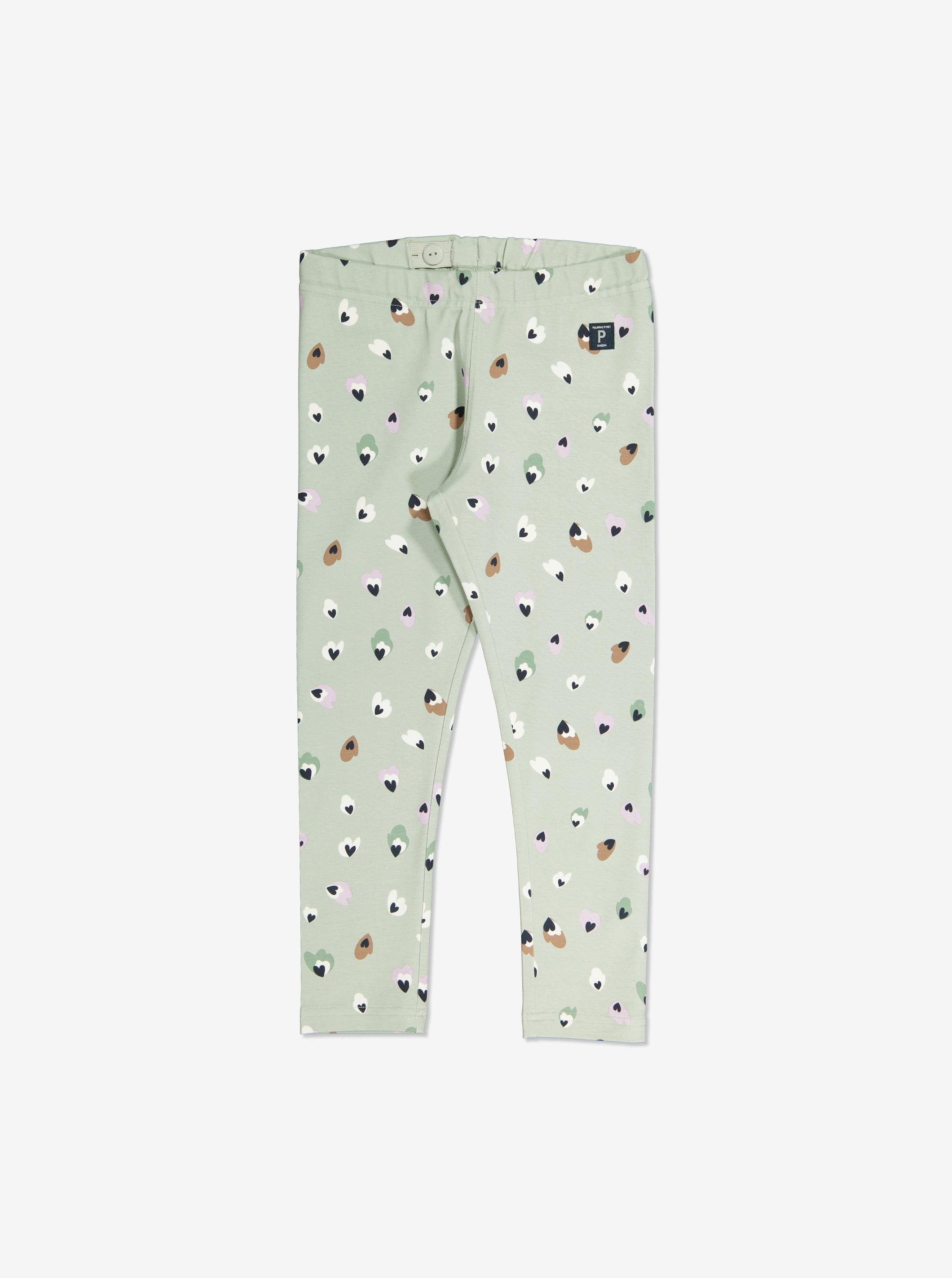 Heart Print Kids Leggings